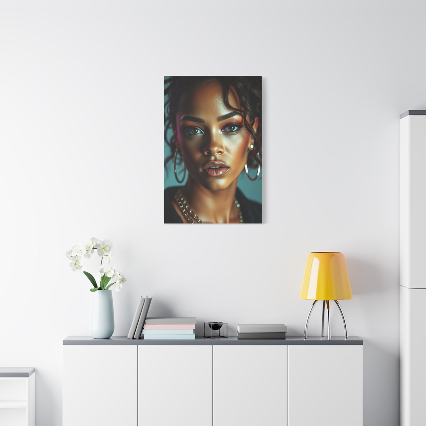 Ethereal Rihanna Portraits Canvas Wall Art & Canvas Print