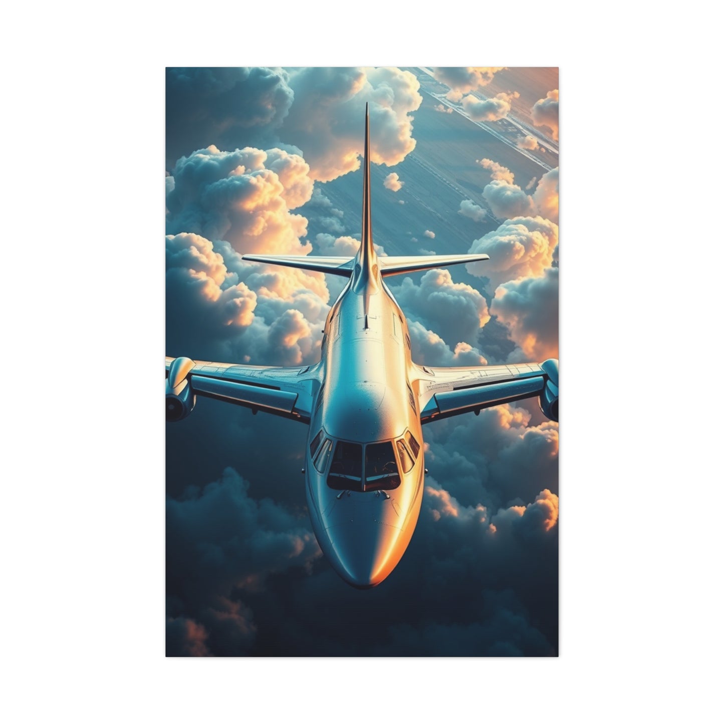 Masterpiece Airplane Art Vision Wall Art & Canvas Print