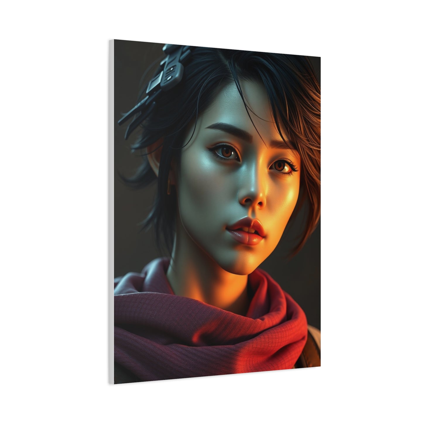 Serene Pixel Serenade Wall Art & Canvas Print