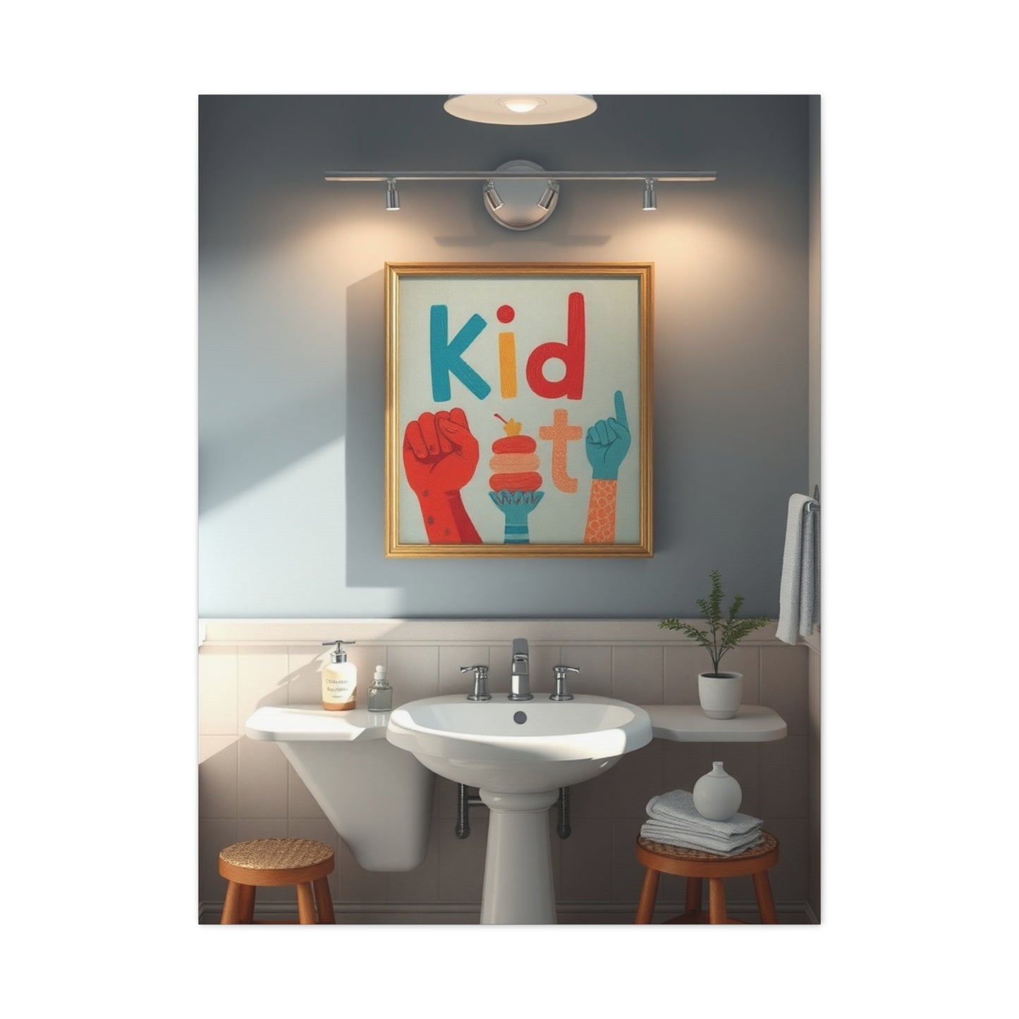 Vision Kid’s Bathroom Art Art Wall Art & Canvas Print