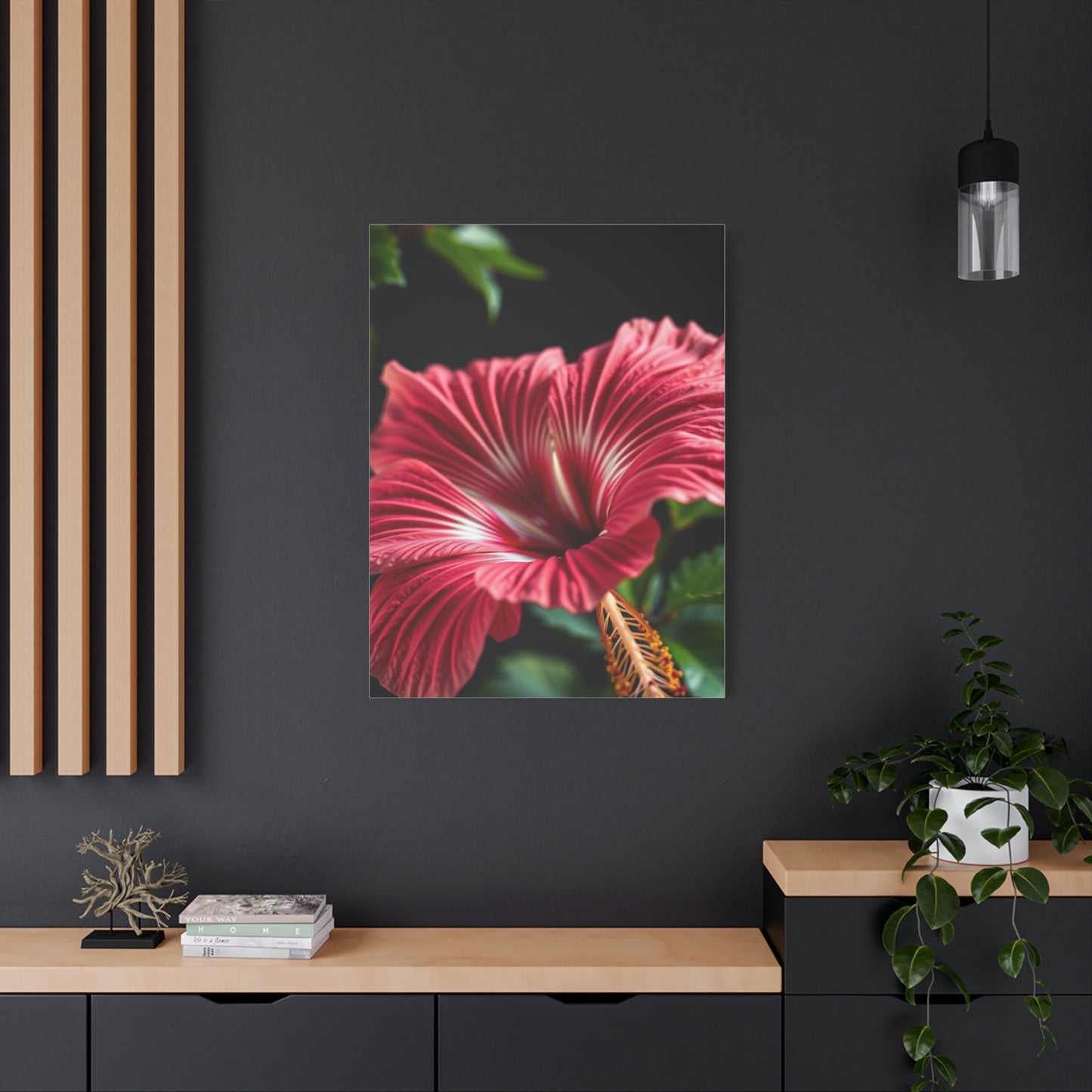 Hibiscus Flower Art Supreme Gallery Wall Art & Canvas Print