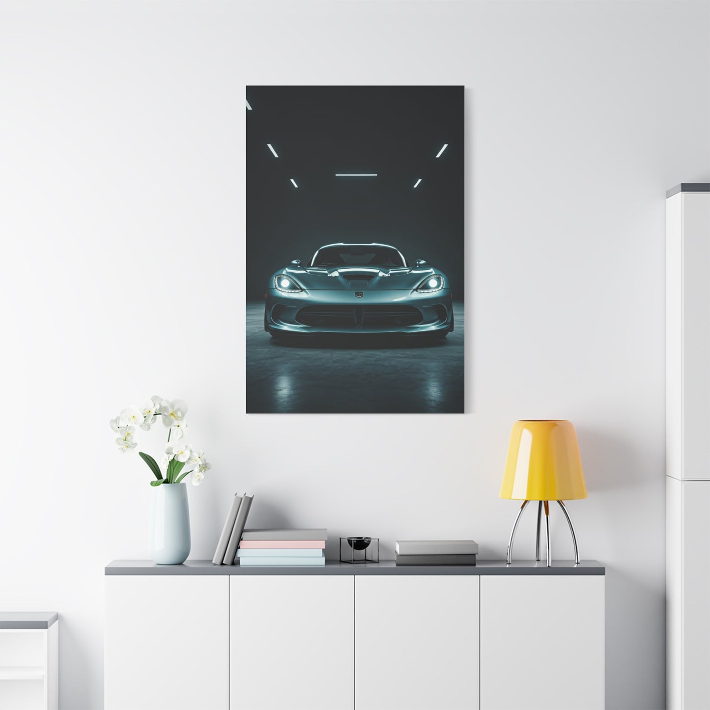 Dodge Viper Showroom Centerpiece Wall Art & Canvas Prints