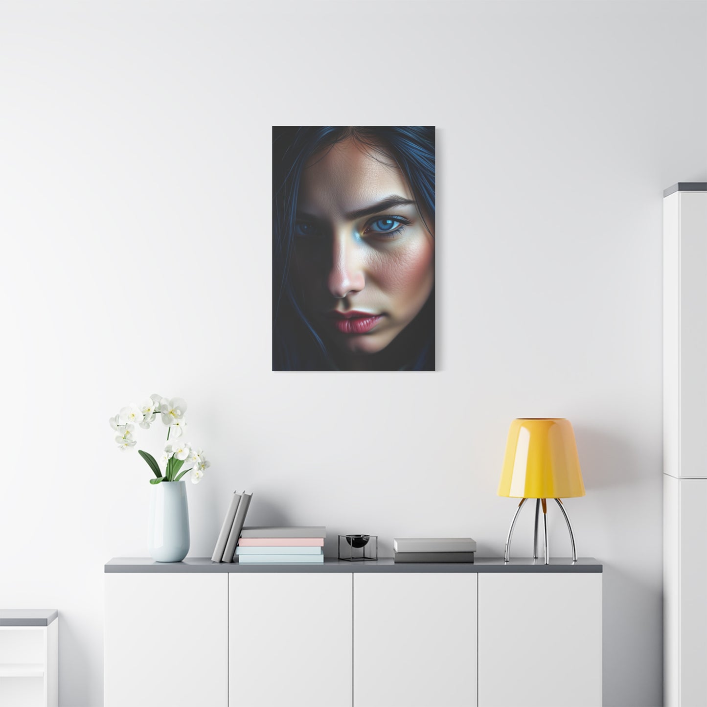 Azure Elegance Canvas Wall Art & Canvas Print