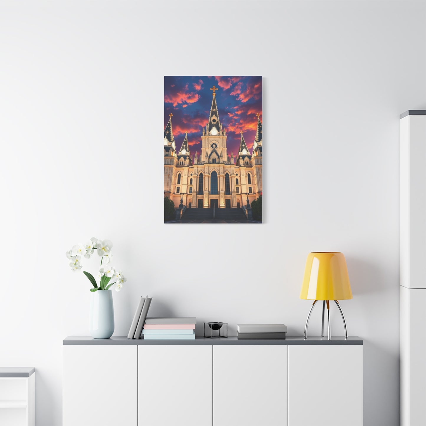 The LDS Temple Art Luxury Canvas Wall Art & Canvas Print