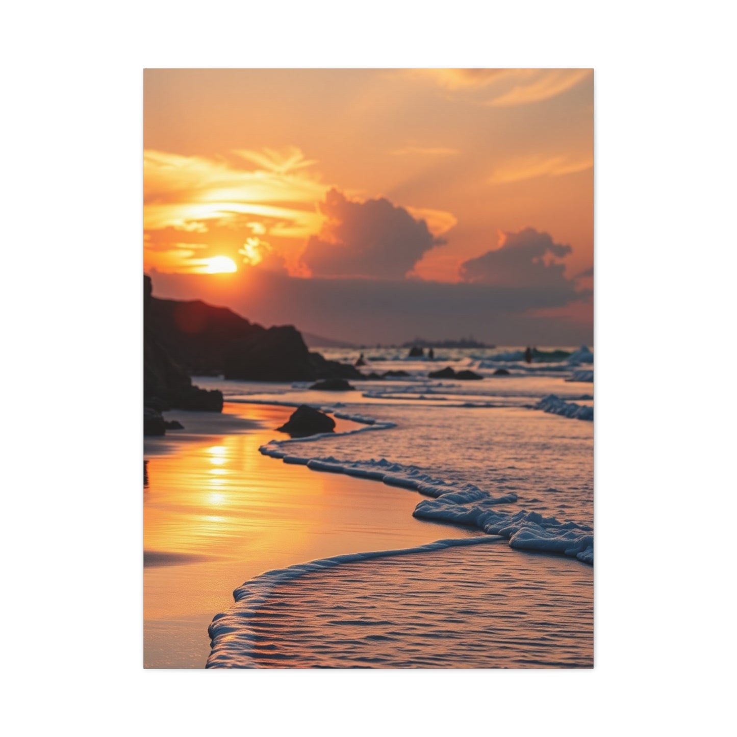 Collection Beach Sunrise and Sunset Art Art Wall Art & Canvas Print