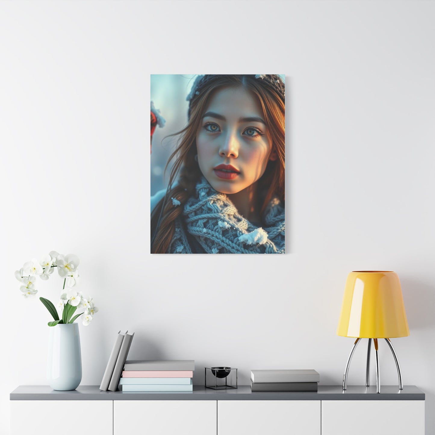 Silent Snowfall Elegance Wall Art & Canvas Print