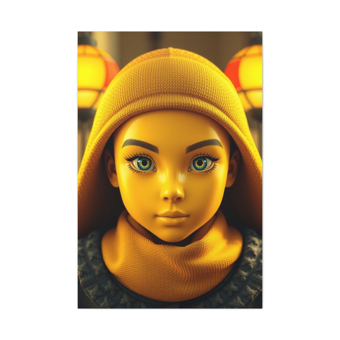 Radiant Ochre Tableau Wall Art & Canvas Print