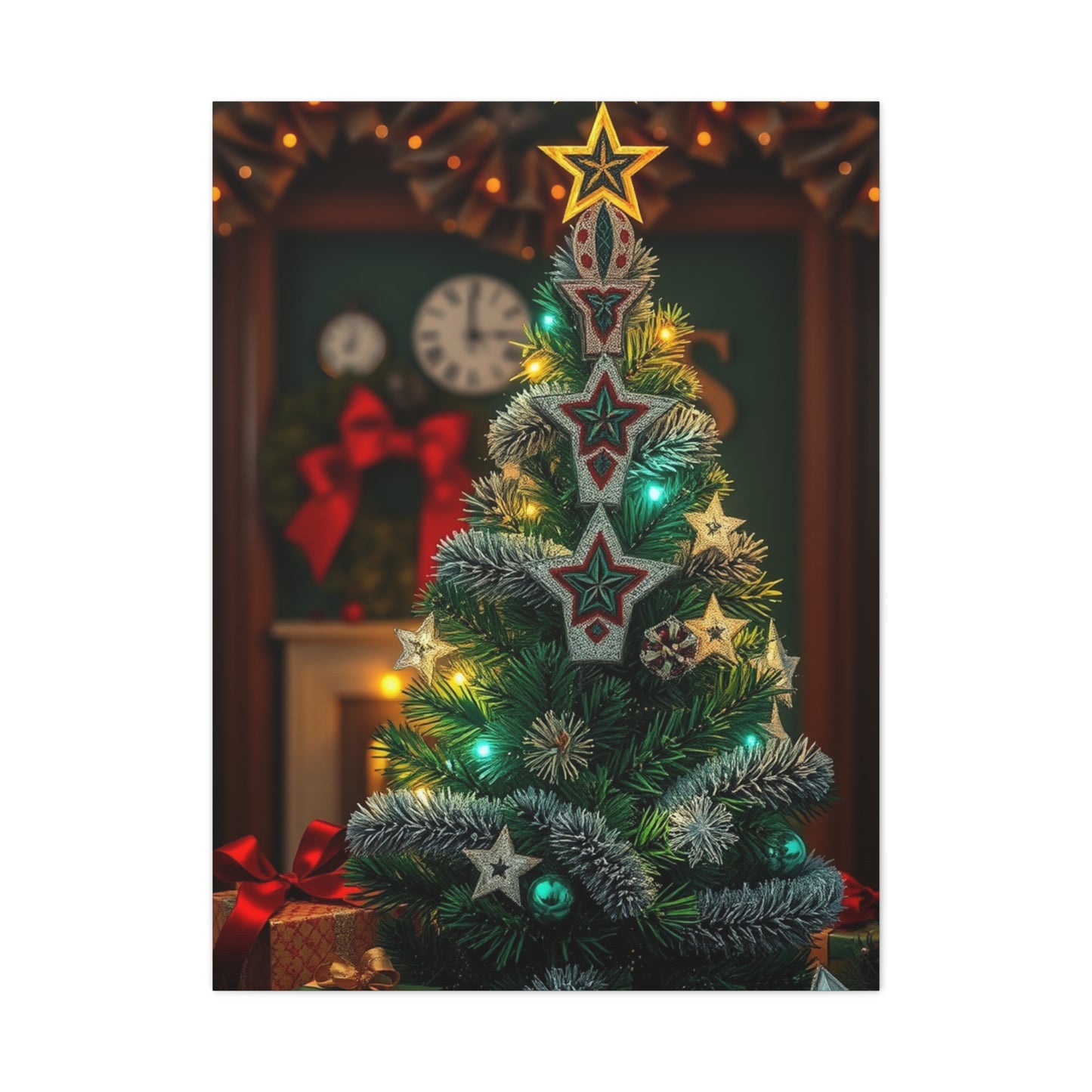 Classic Christmas Splendor Canvas