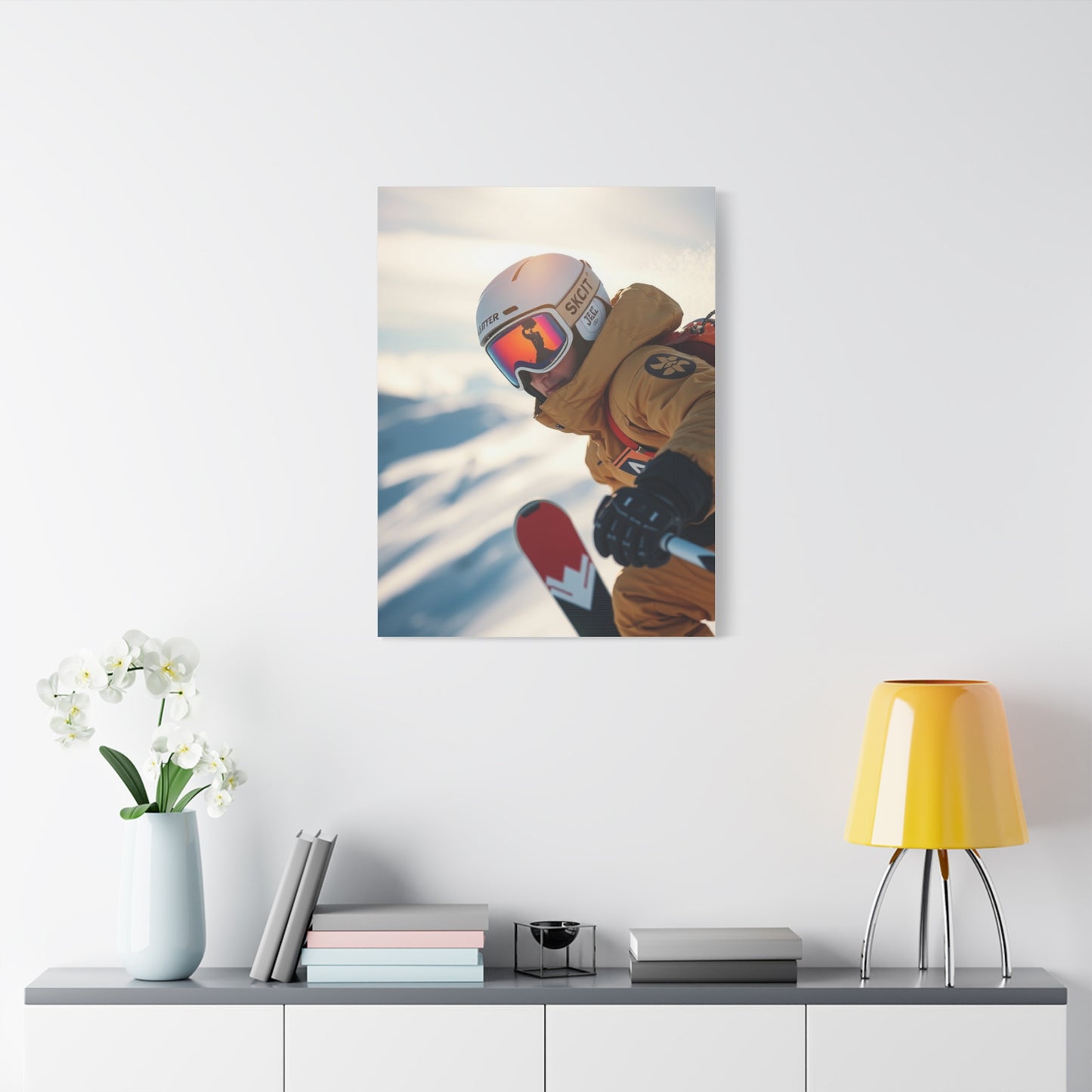 Elite Skiing Art Vision Wall Art & Canvas Print