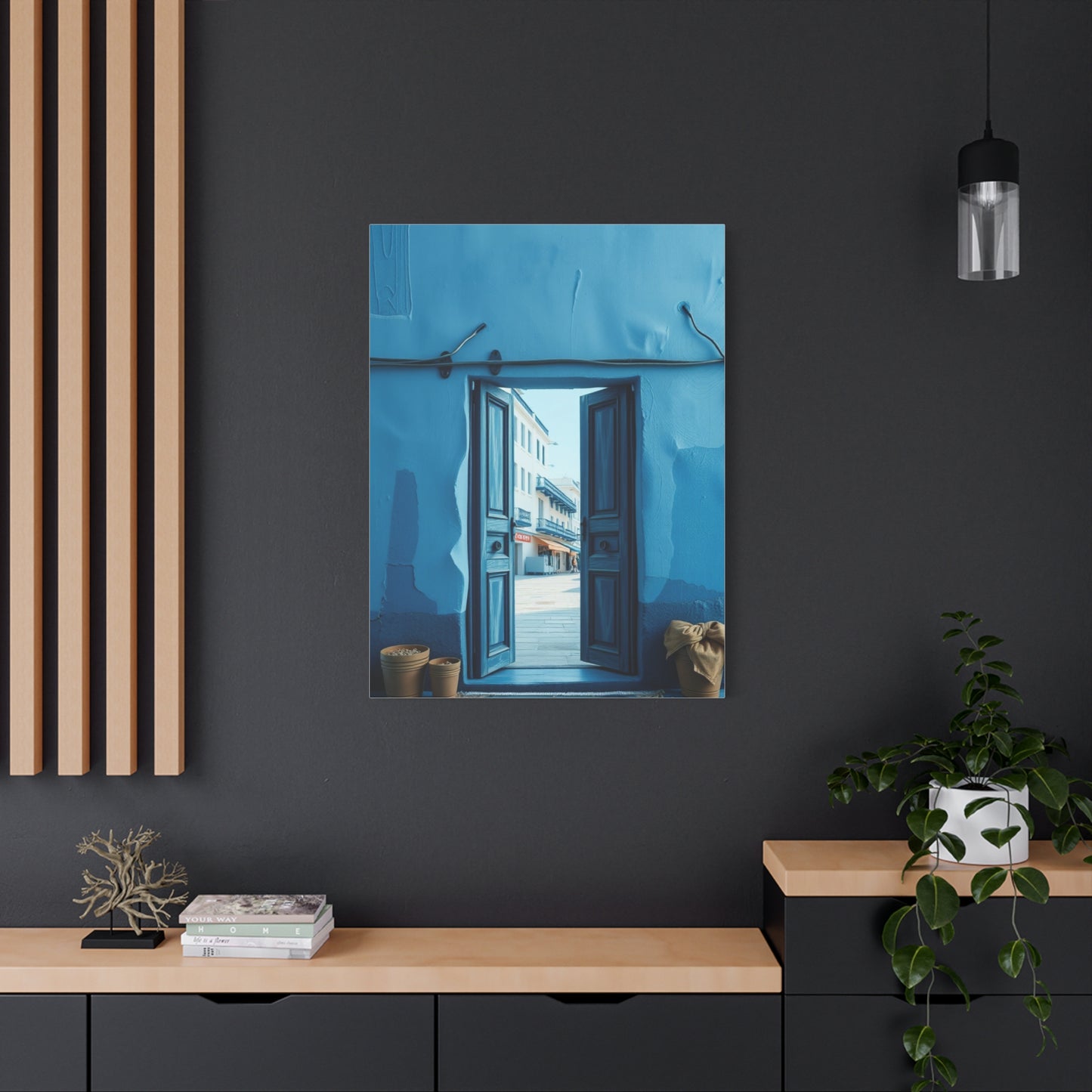 Blue and White Art Supreme Gallery Wall Art & Canvas Print