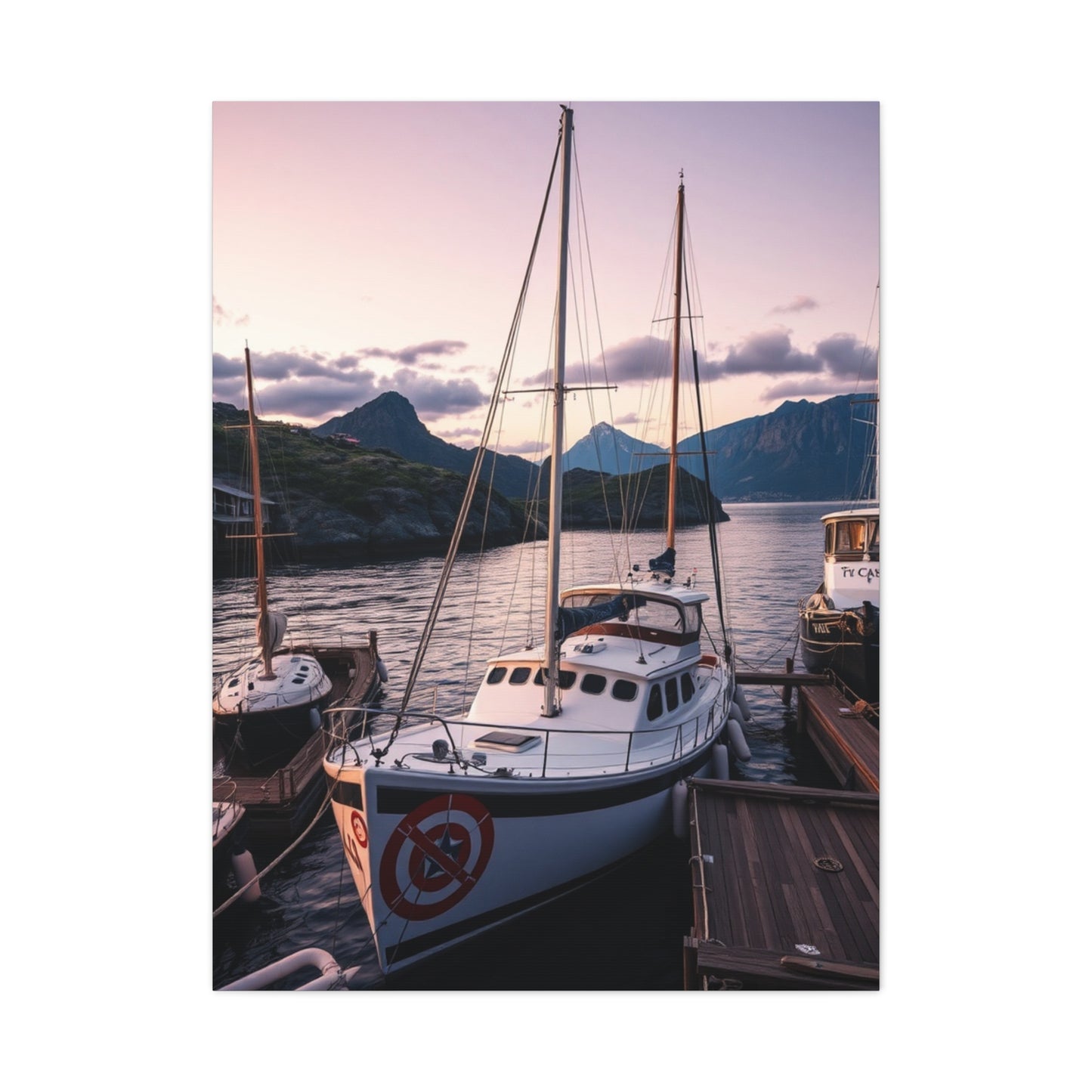 Oceanic Elegance Tableau Wall Art & Canvas Print