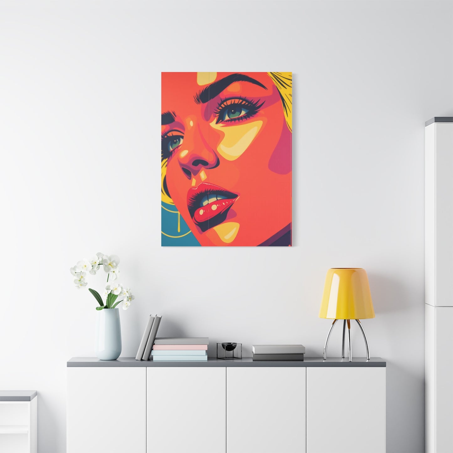 Vivid Pop Impression Wall Art & Canvas Print
