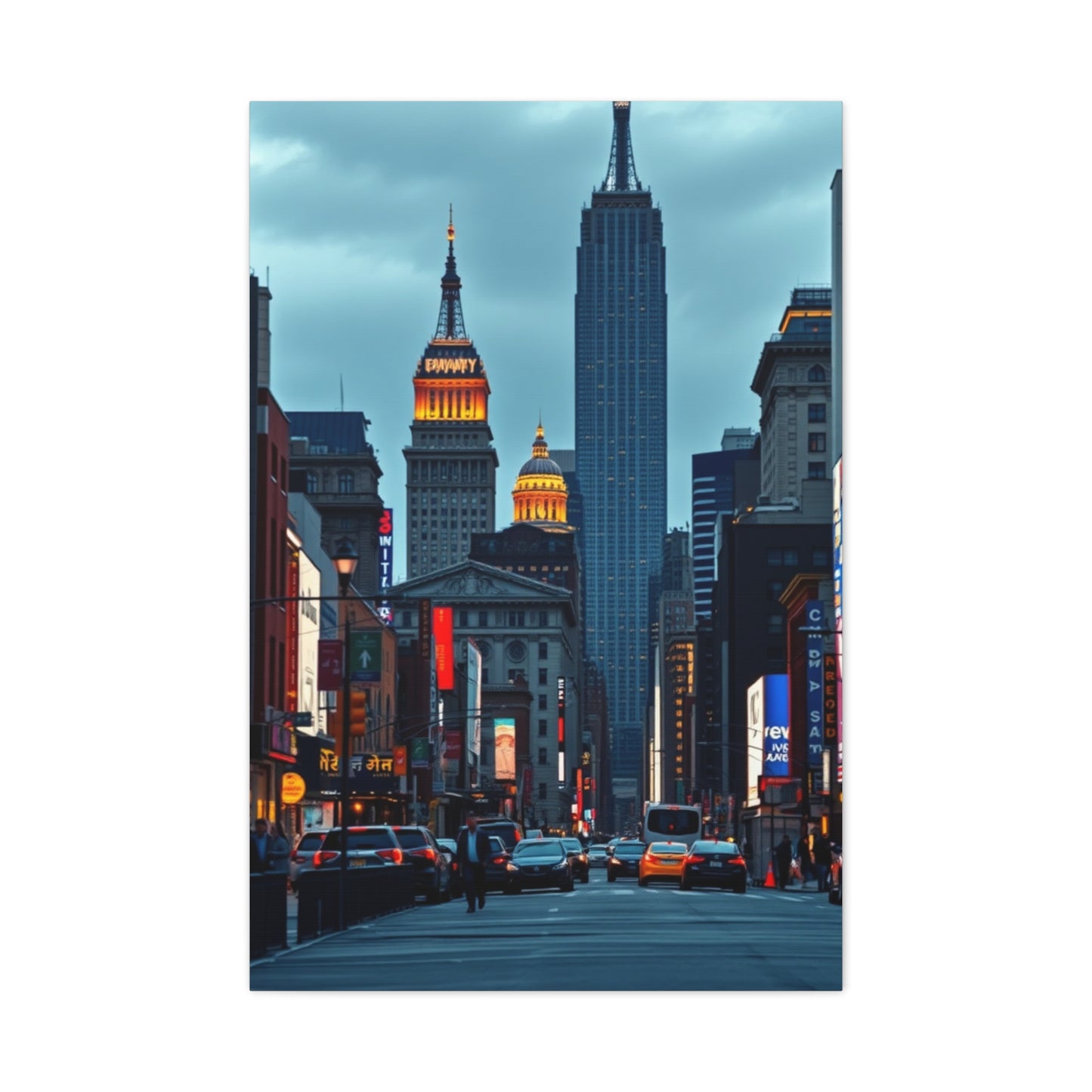 City Lights Euphoria Art Wall Art & Canvas Print