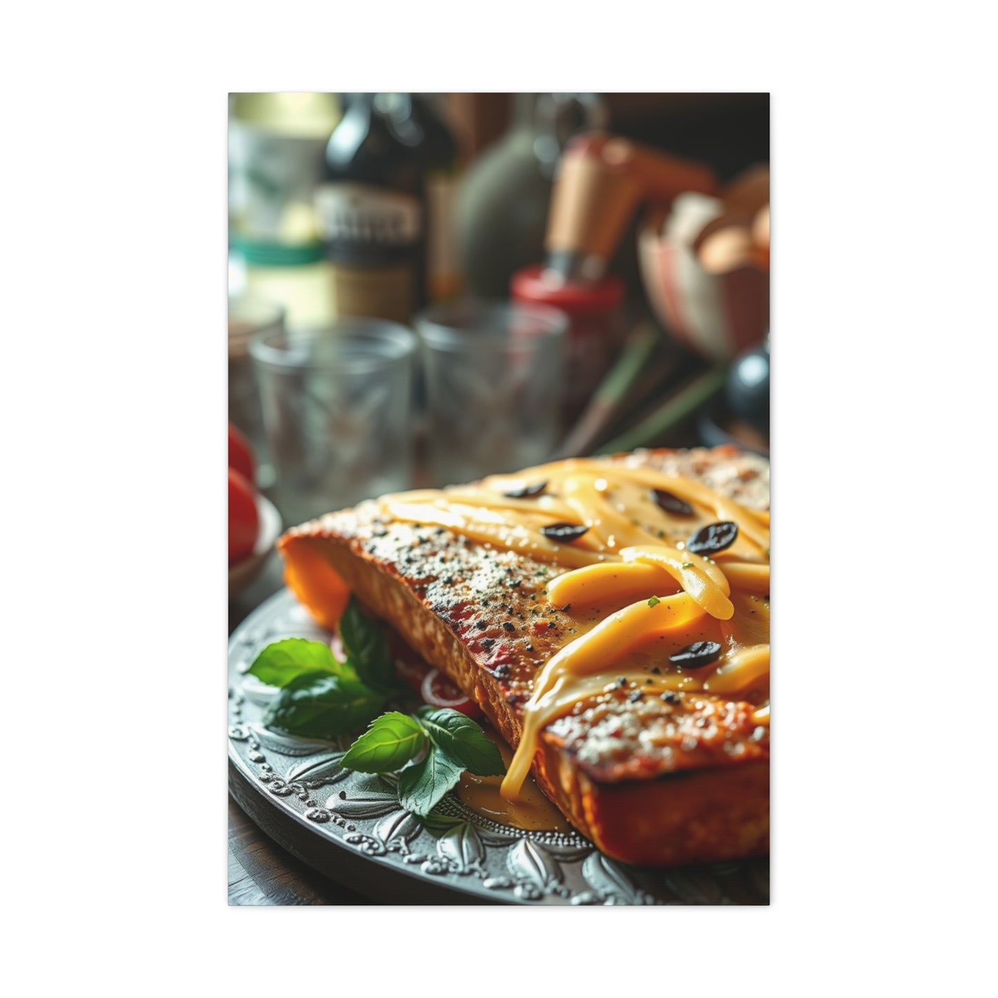 Italian Food Art Luxury Canvas Wall Art & Canvas Print