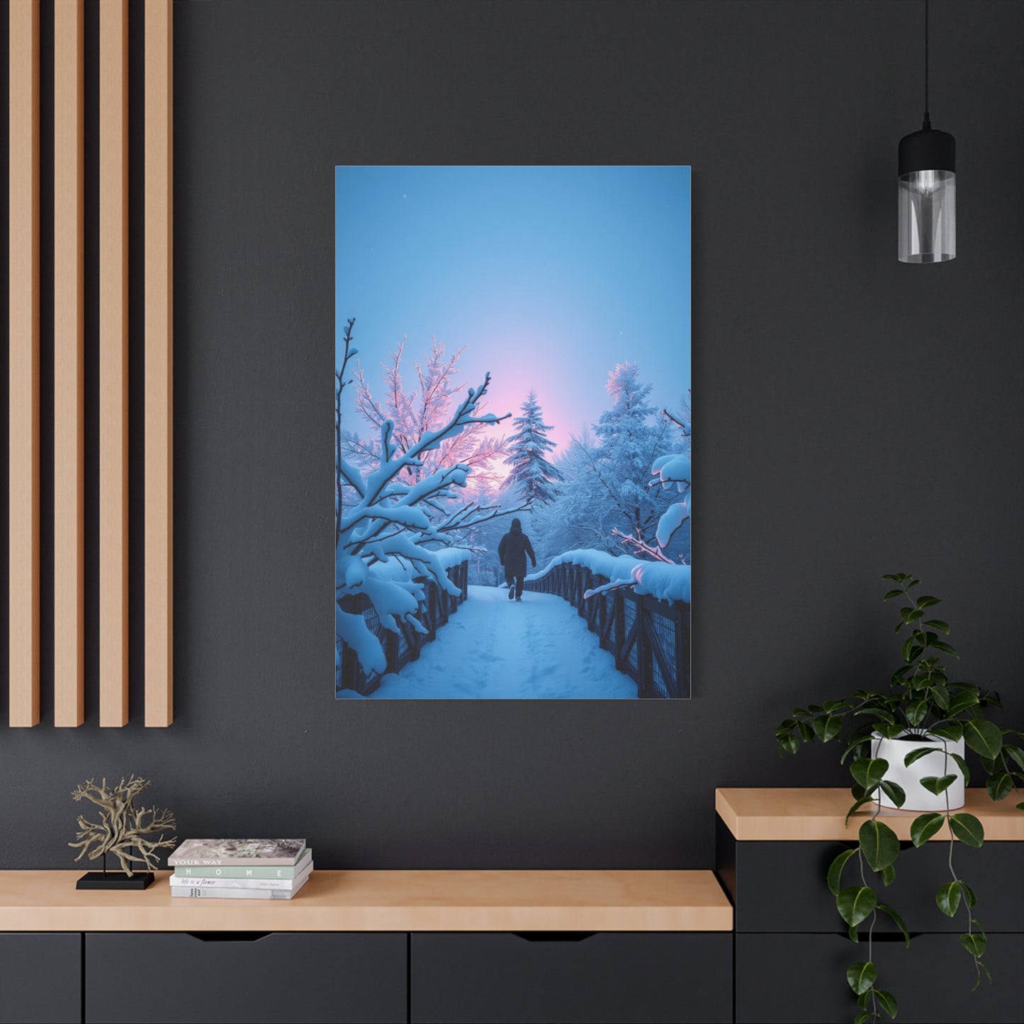 Opulent Frosted Vistas Wall Art & Canvas Print