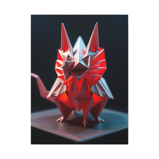 Origami Reverie Canvas Wall Art & Canvas Print