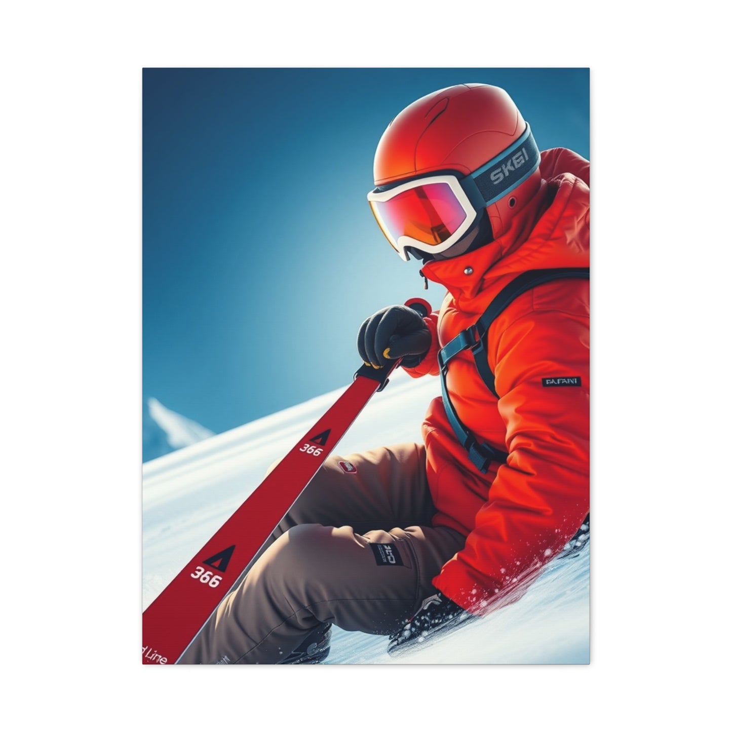 Skiing Art Luxury Canvas Wall Art & Canvas Print