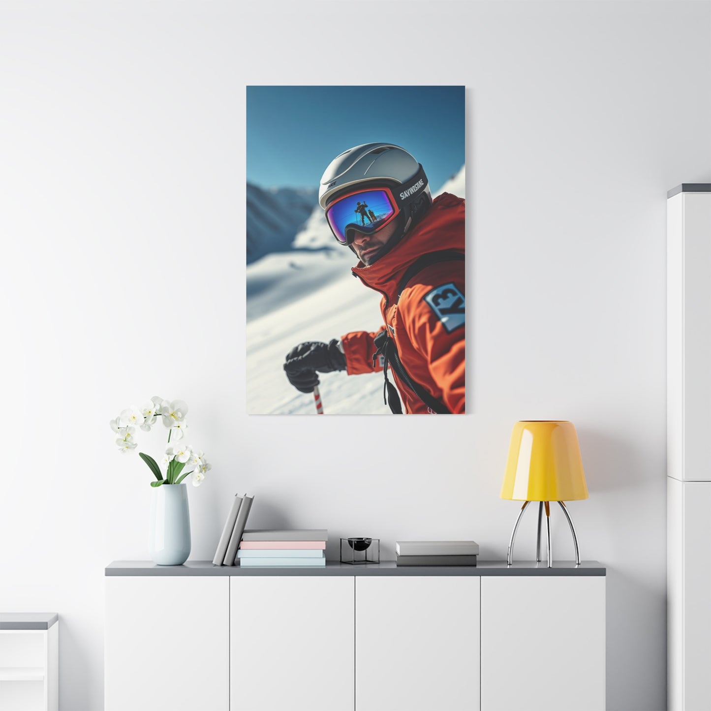 Vision Skiing Art Art Wall Art & Canvas Print