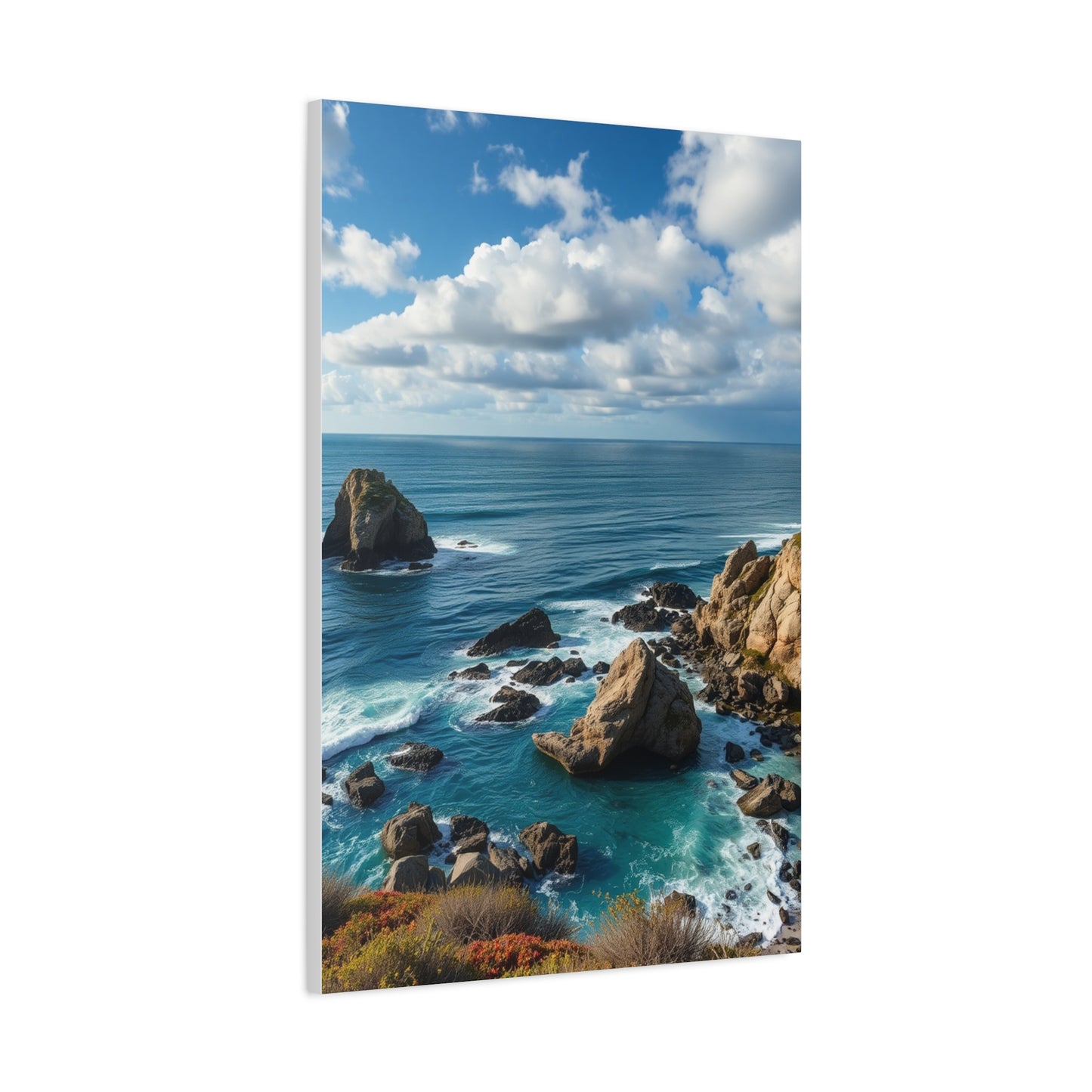 Luxe Maritime Horizon Wall Art & Canvas Print