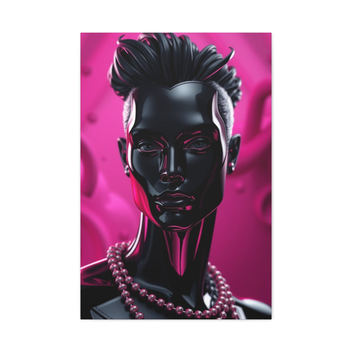 Black & Pink Art Supreme Gallery Wall Art & Canvas Print