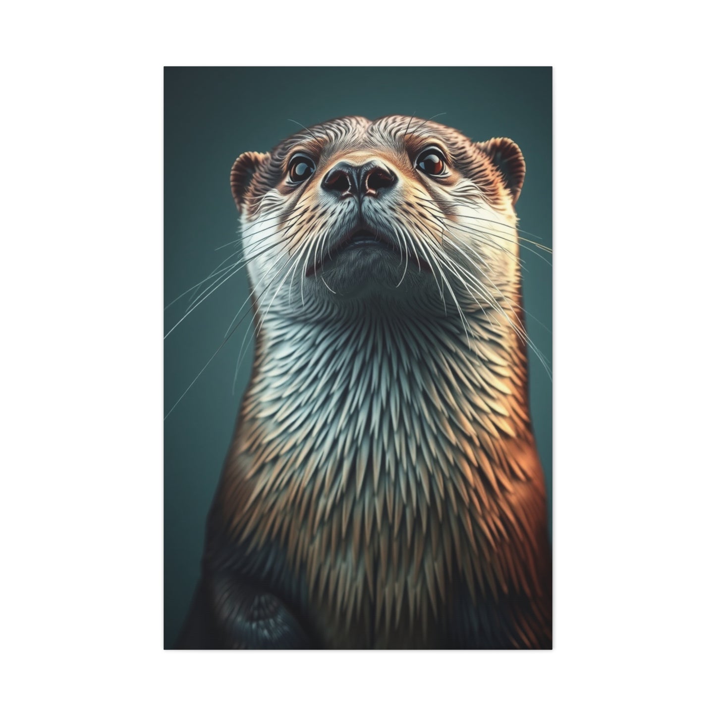 Vision Otter Art Art Wall Art & Canvas Print