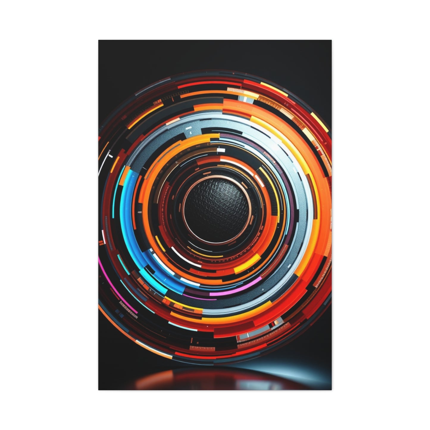 Ethereal Circle Symphony wall art & canvas print