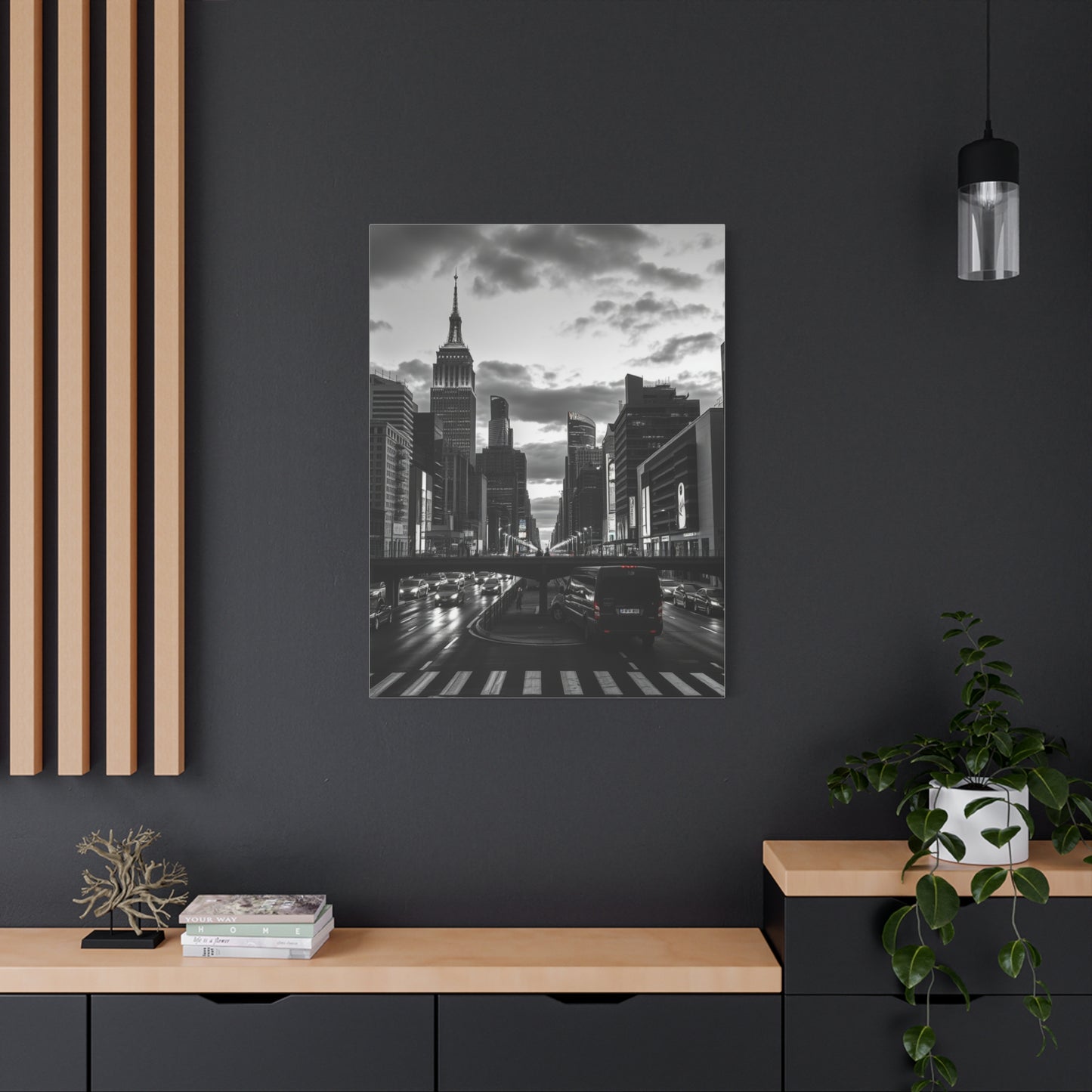Black & White Cityscapes Art Refined Canvas Wall Art & Canvas Print