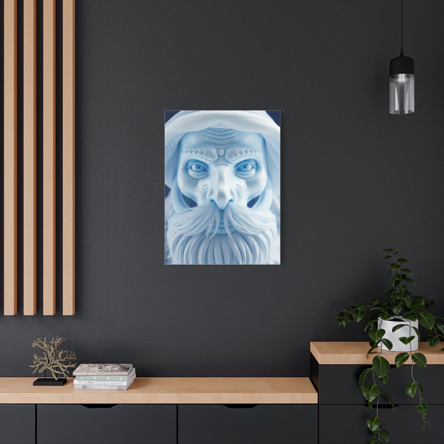 Elite Blue and White Art Vision Wall Art & Canvas Print