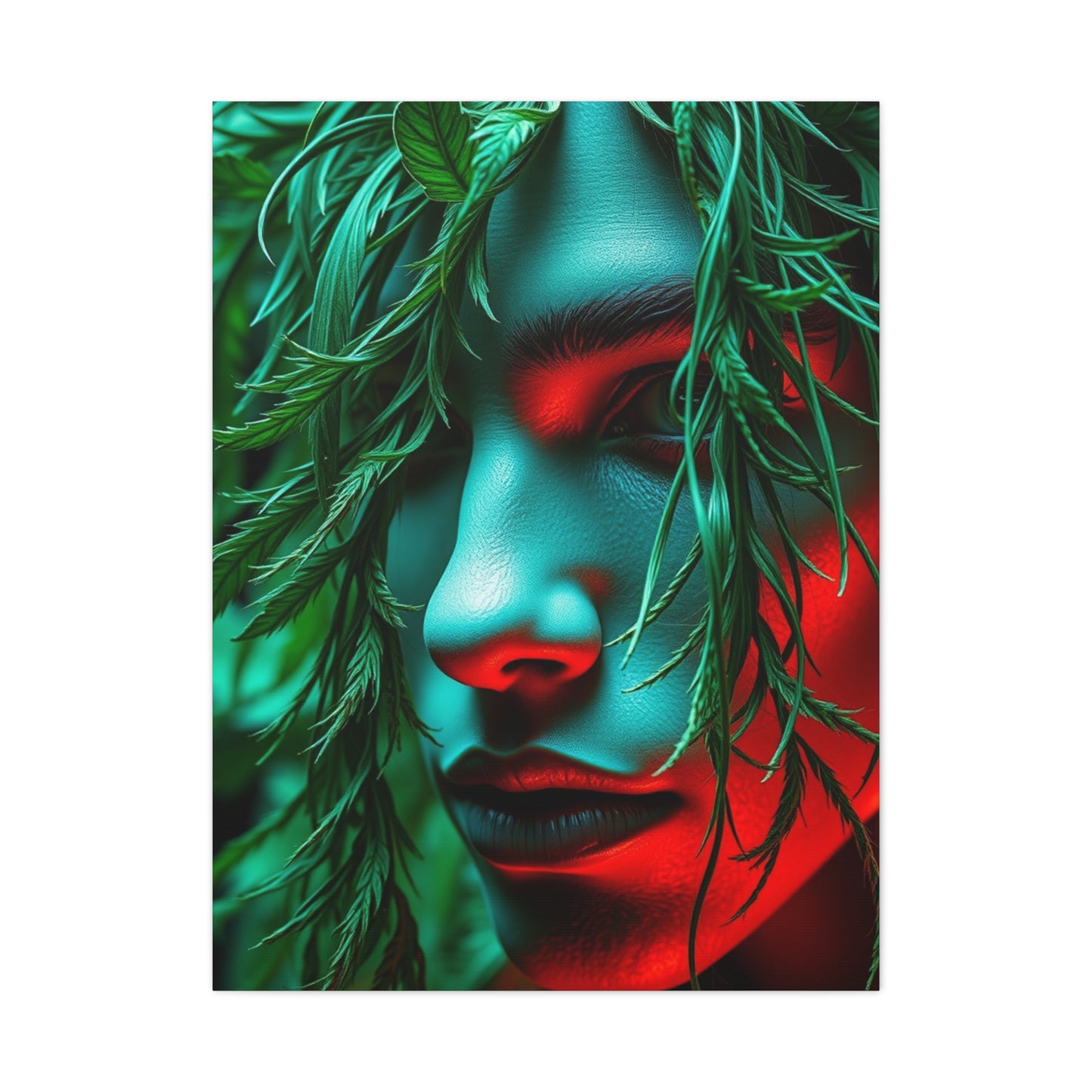 Viridian Opulence Art Wall Art & Canvas Print