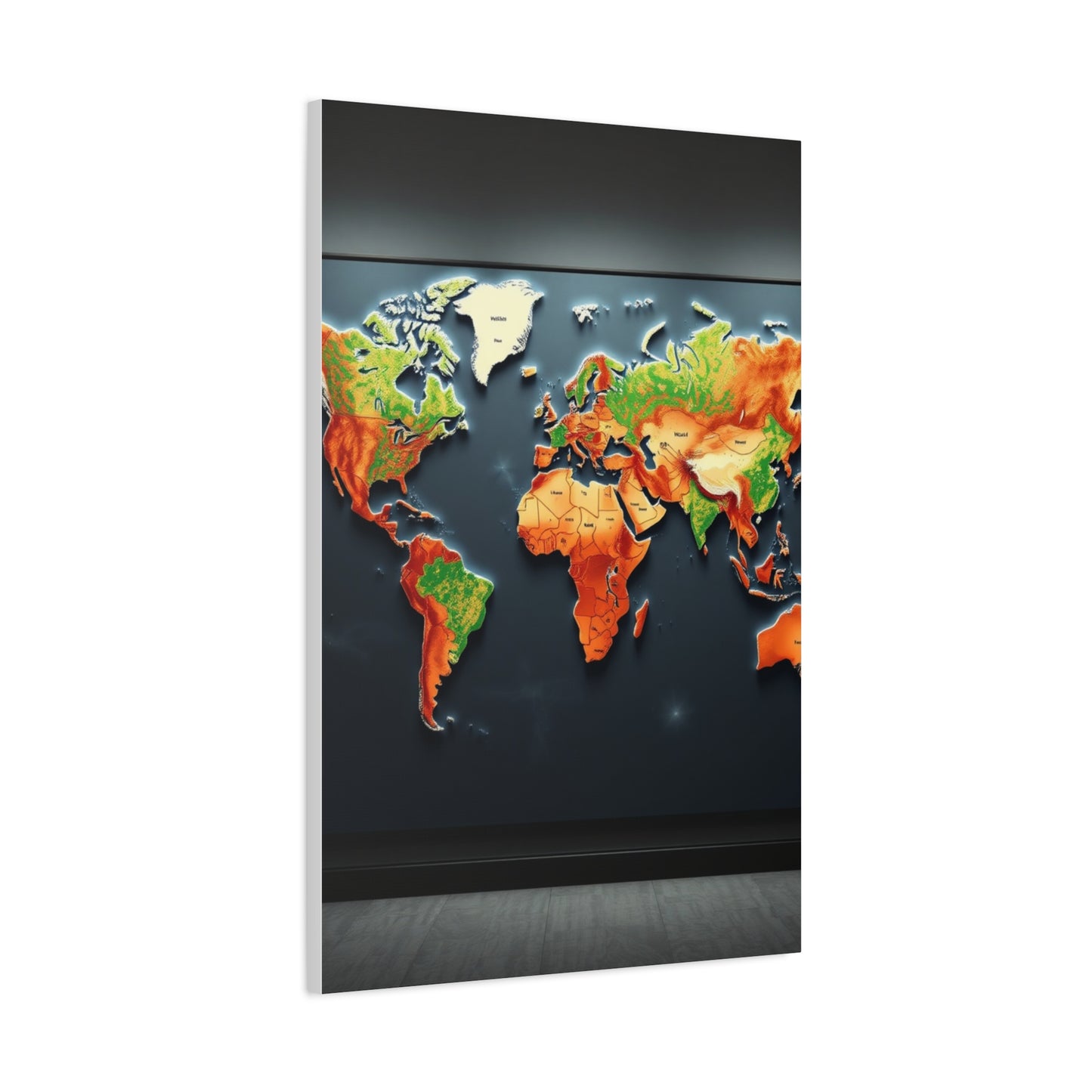 Collection World Map Art Art Wall Art & Canvas Print