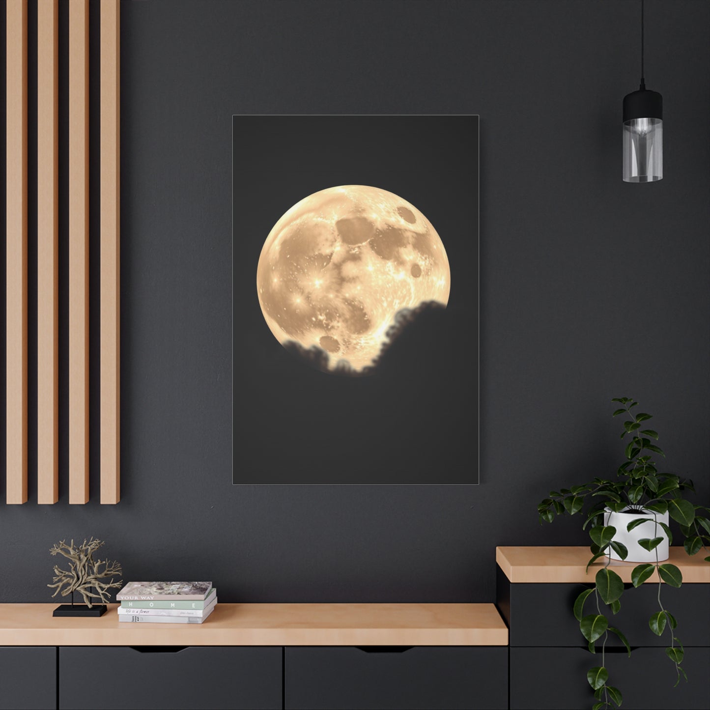 Lunar Essence Wall Masterpiece Wall Art & Canvas Print