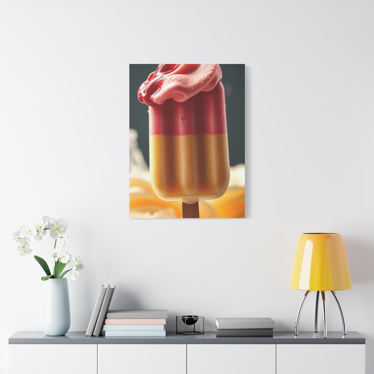 Ice Cream & Popsicle Art Refined Canvas Wall Art & Canvas Print