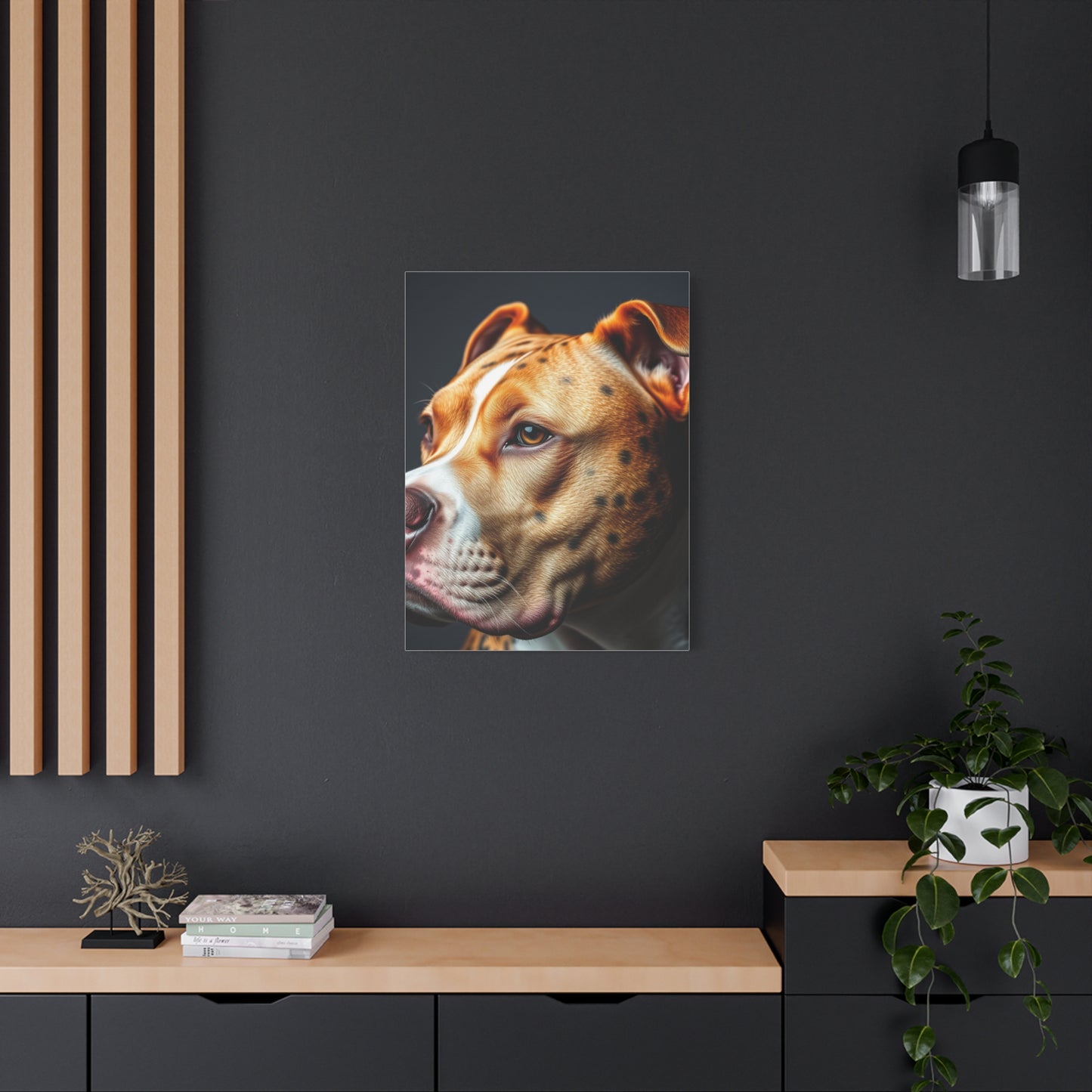 Vision Pit Bull Art Art Wall Art & Canvas Print