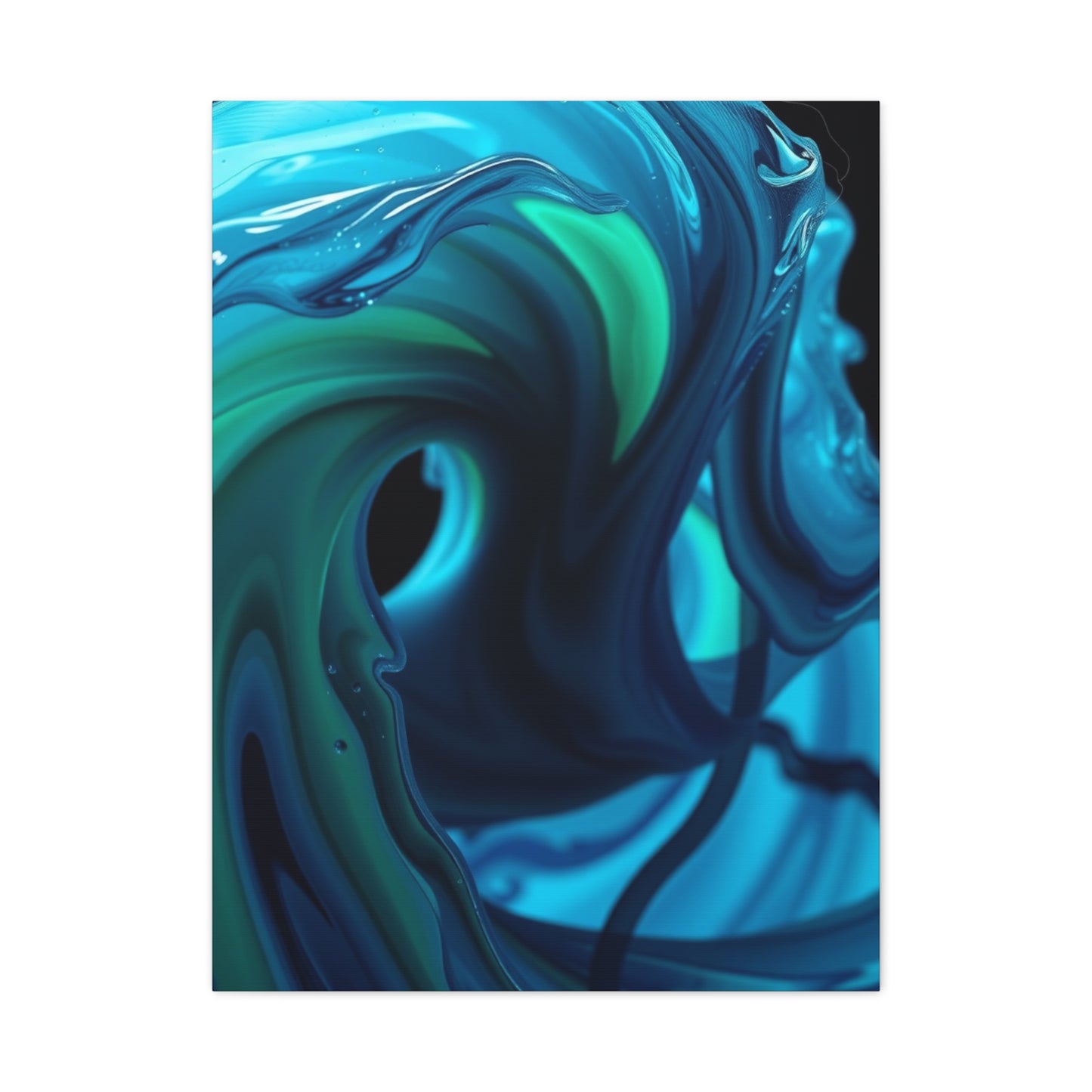 Blue & Green Art Refined Canvas Wall Art & Canvas Print