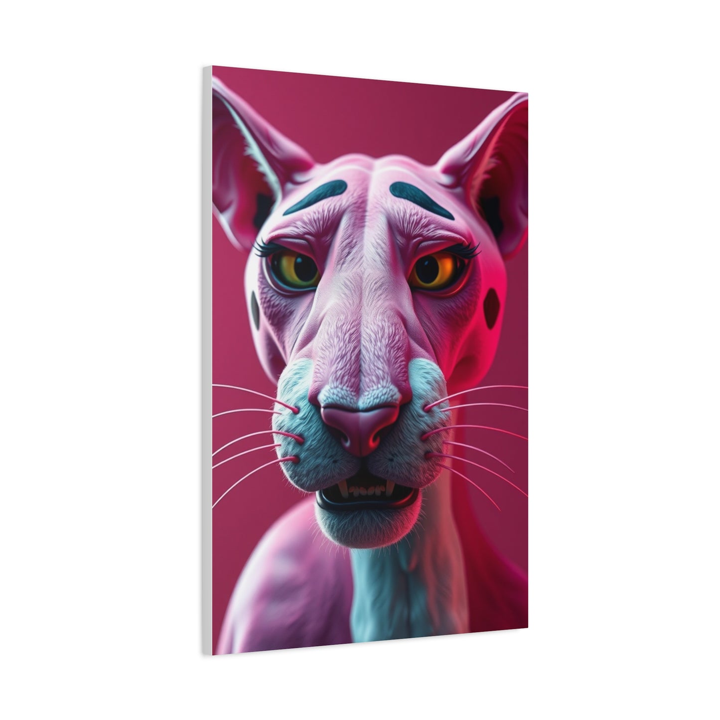 Roseate Panther Opus Wall Art & Canvas Print