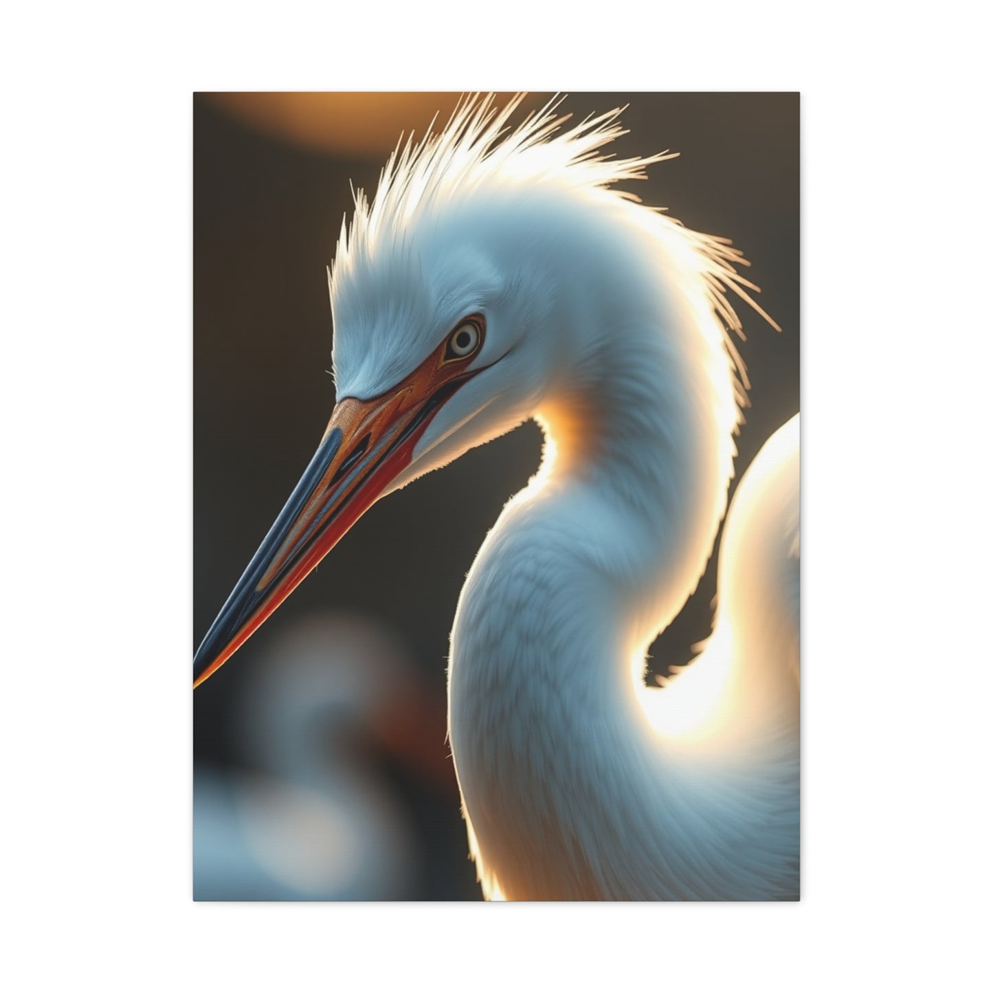 Egret Art Refined Canvas Wall Art & Canvas Print