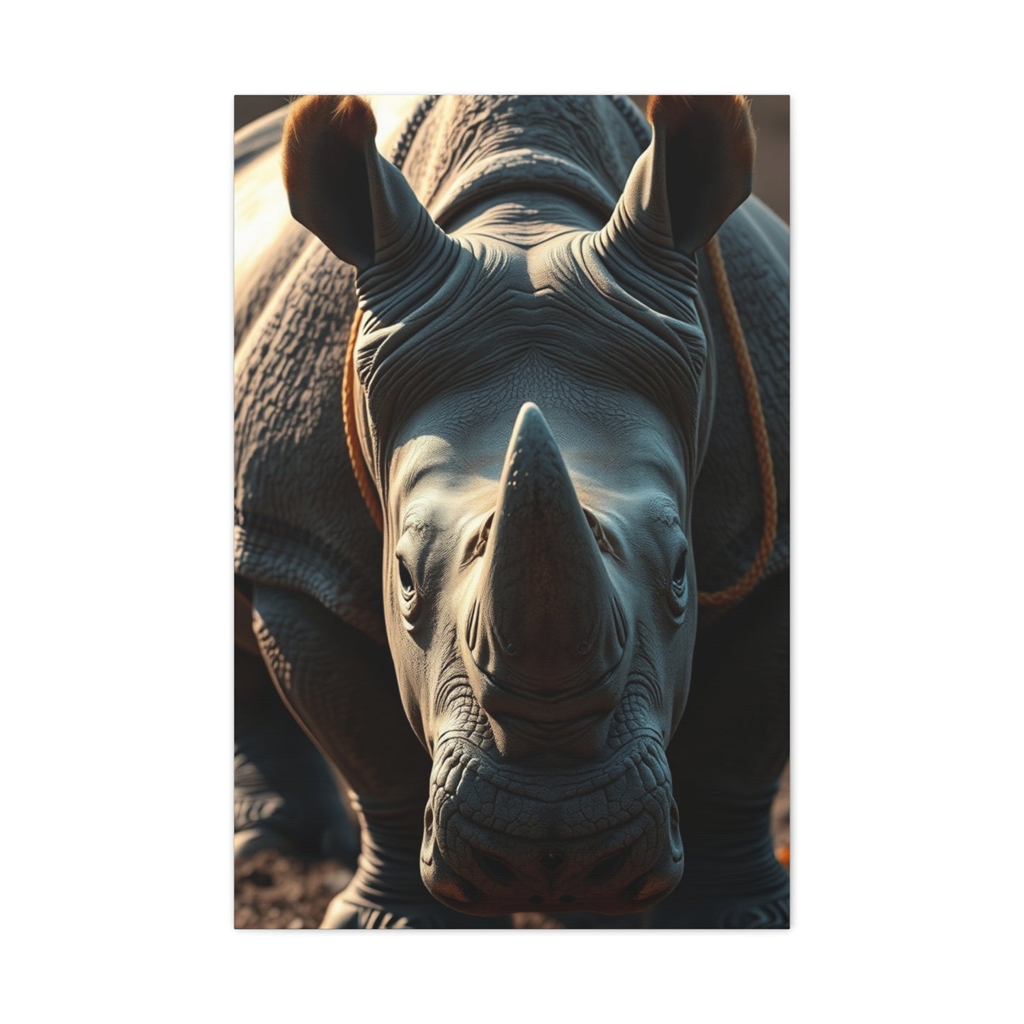 Vision Rhinoceros Art Art Wall Art & Canvas Print