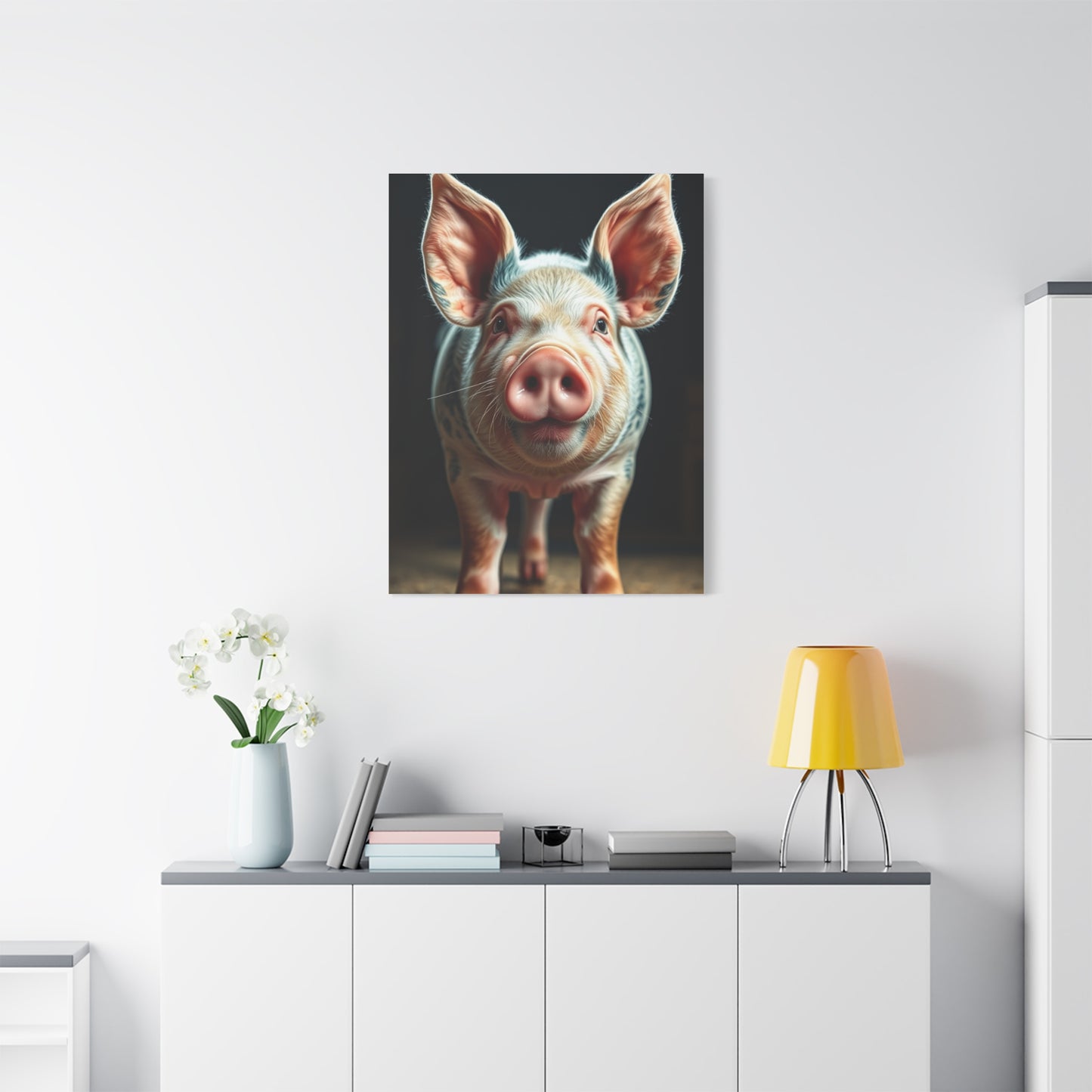 Pig Art Refined Canvas Wall Art & Canvas Print