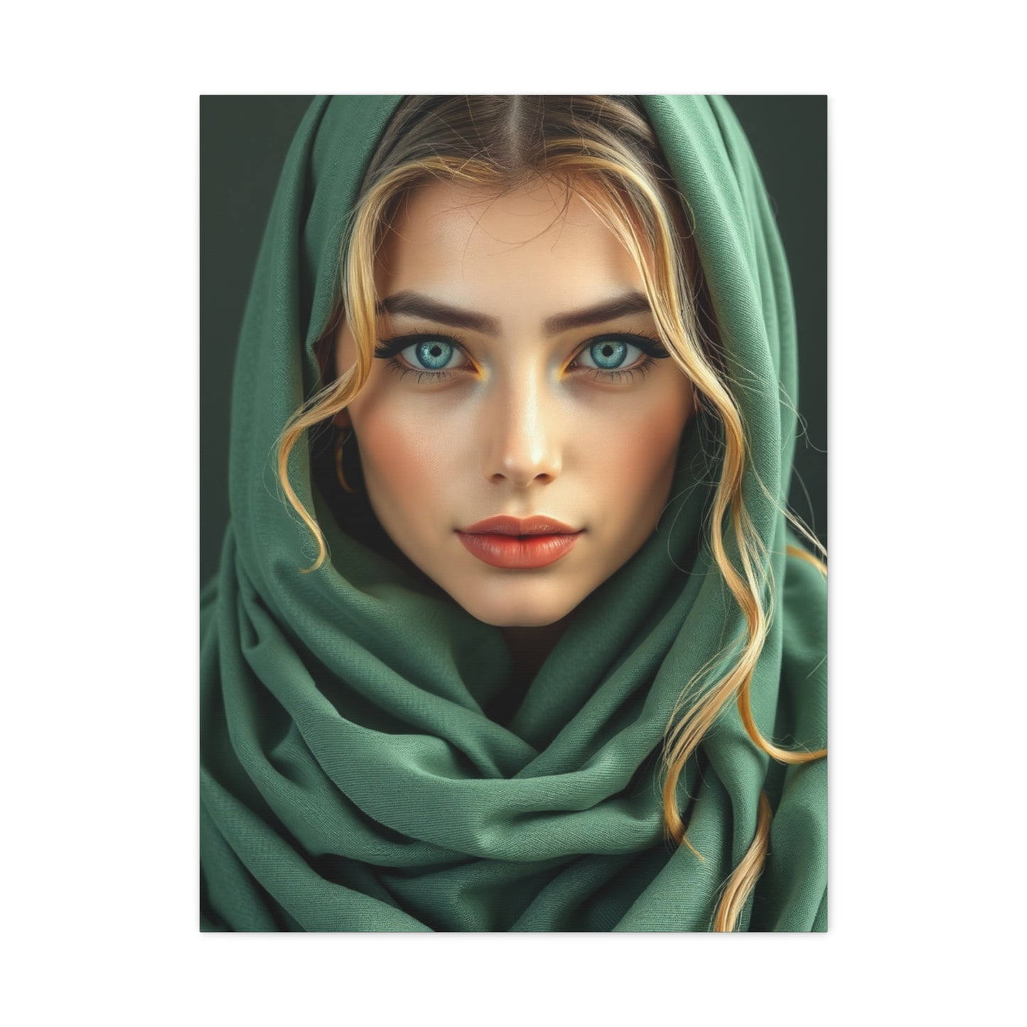 Vision Sage Green Art Art Wall Art & Canvas Print