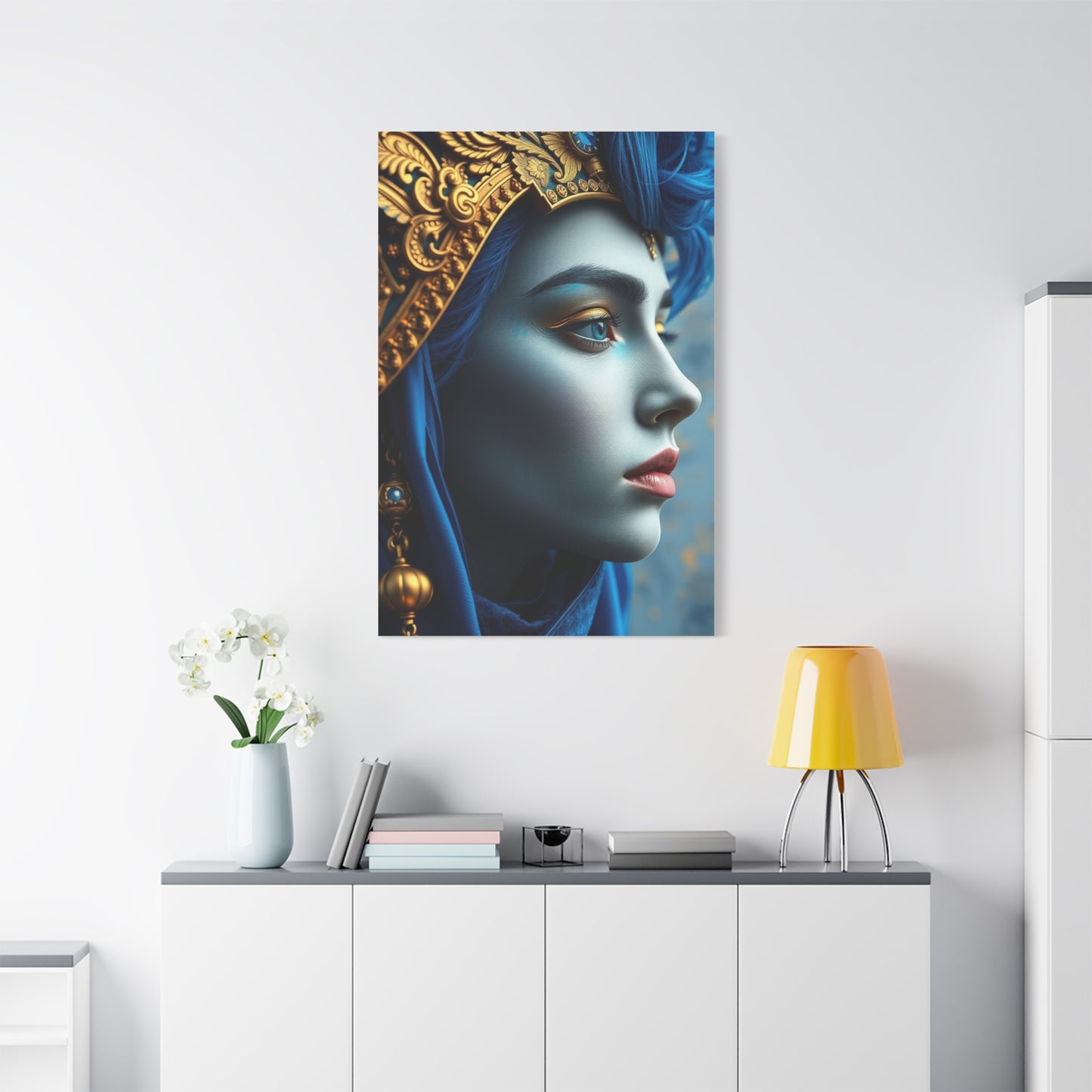 Blue & Gold Art Refined Canvas Wall Art & Canvas Print