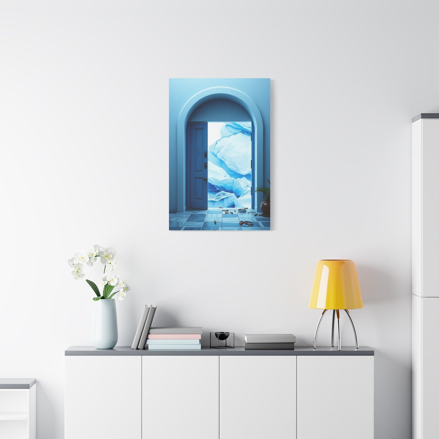 Supreme Blue and White Art Collection Wall Art & Canvas Print