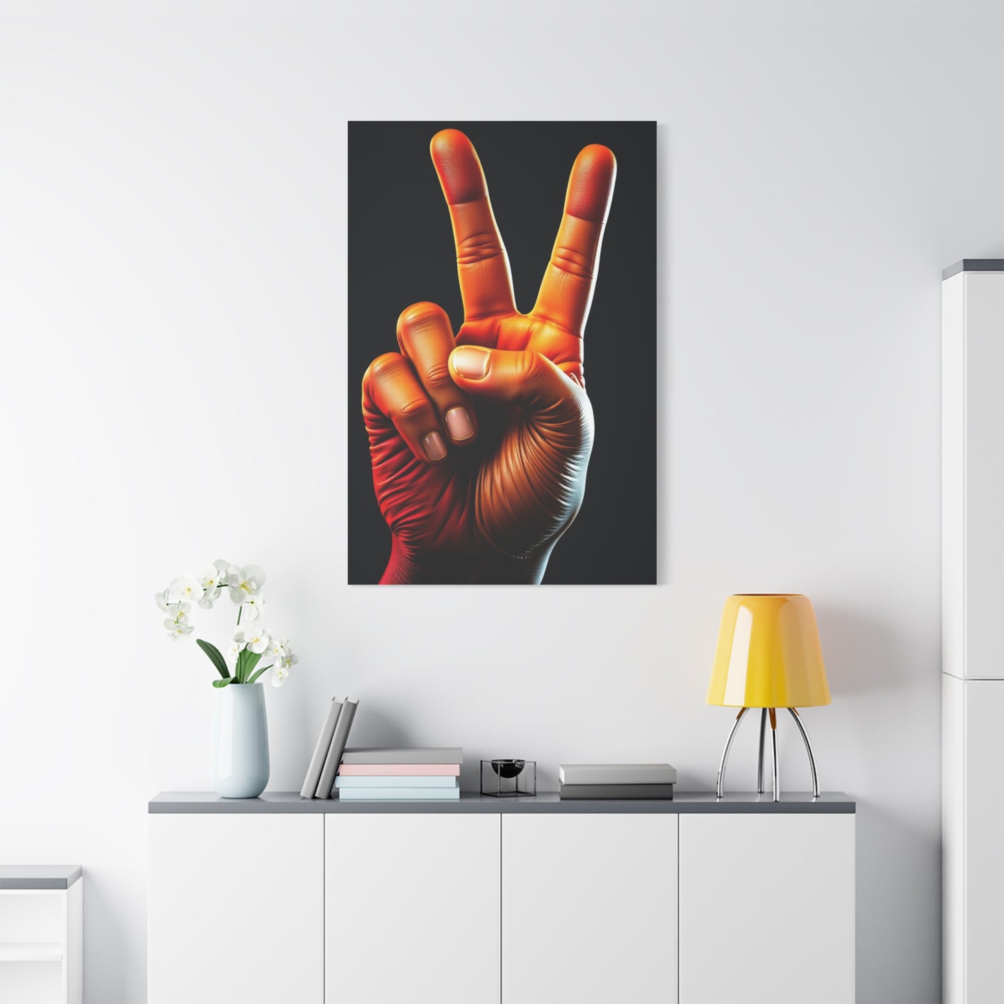 Supreme Peace Sign Art Collection Wall Art & Canvas Print