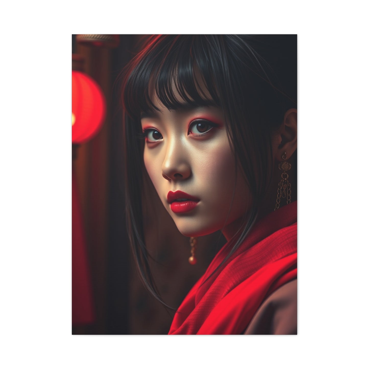 Scarlet Elegance Wall Art Wall Art & Canvas Print