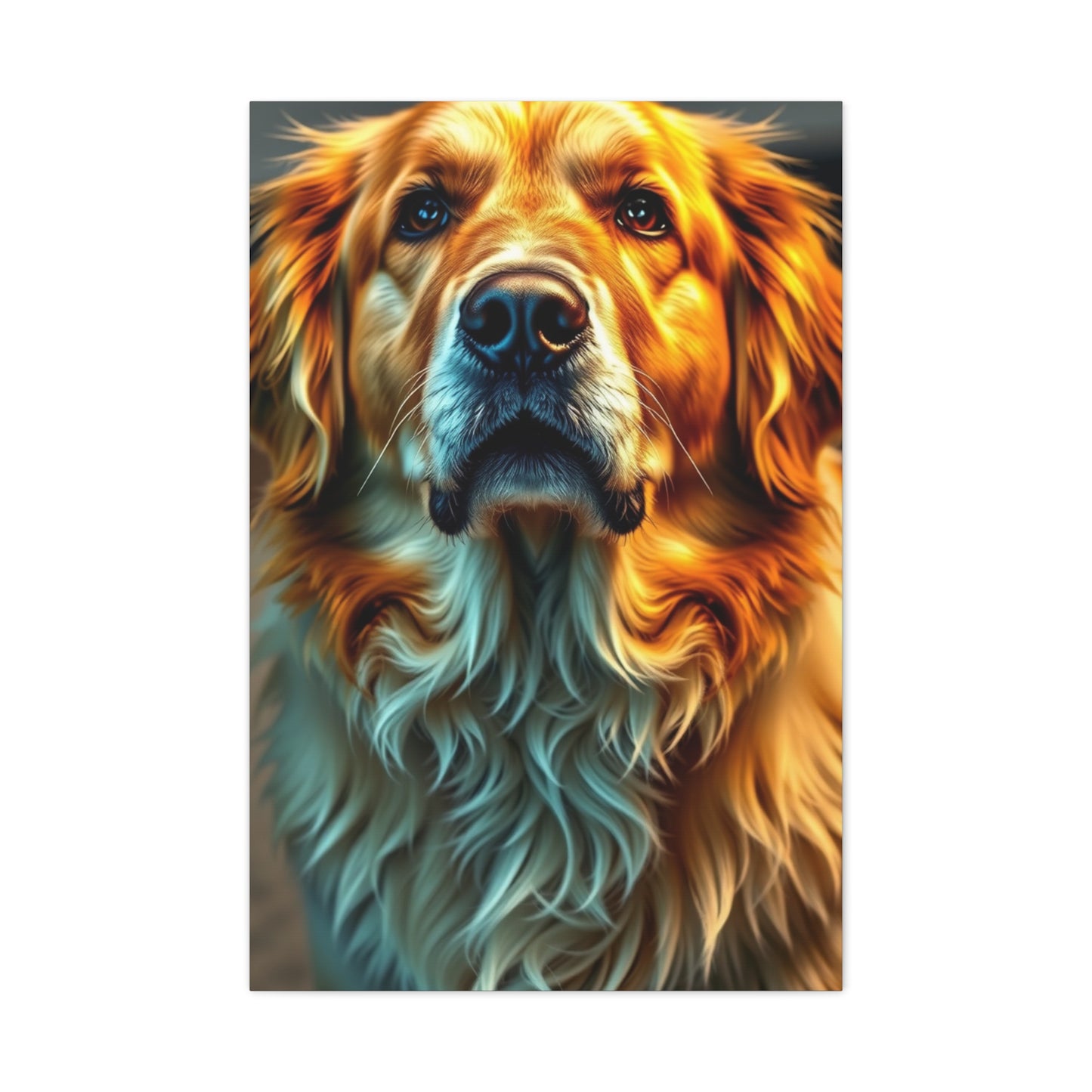 Vision Golden Retriever Art Art Wall Art & Canvas Print