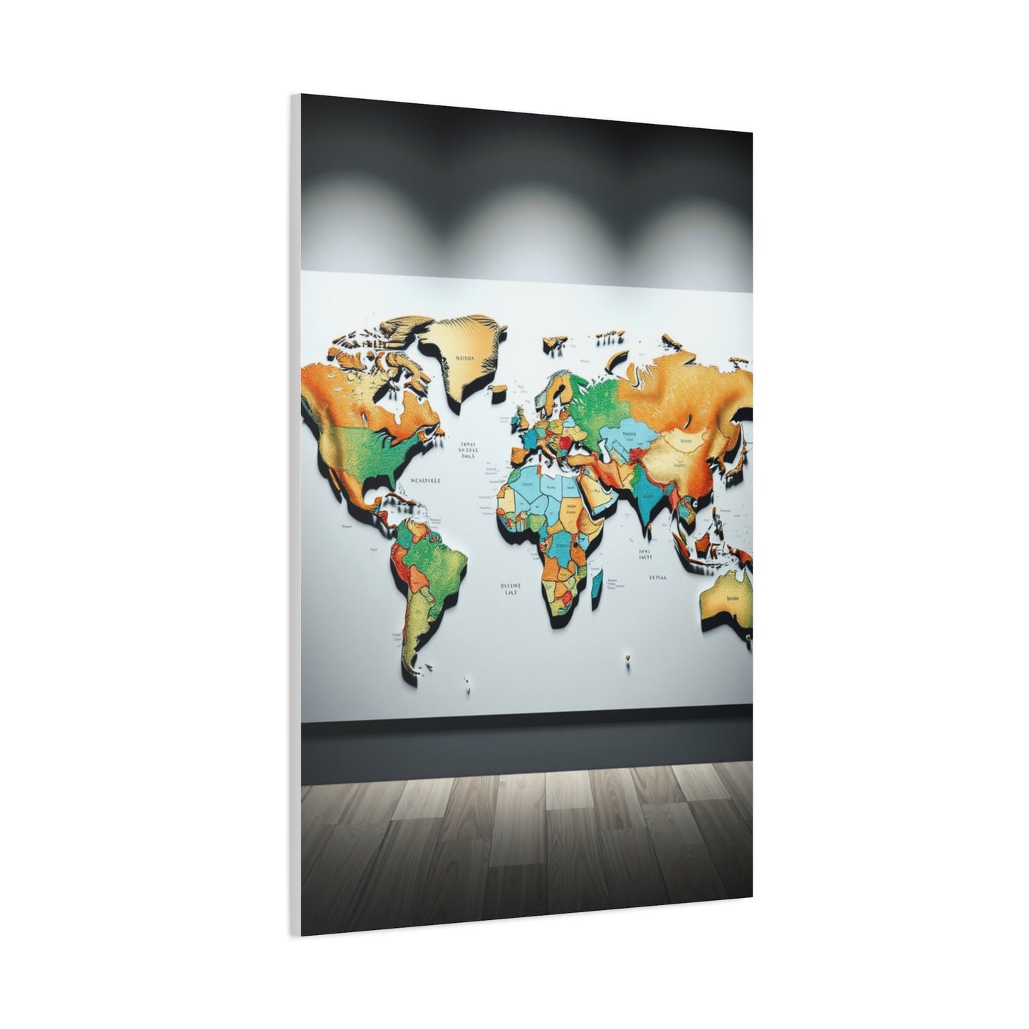 World Map Art Luxury Canvas Wall Art & Canvas Print