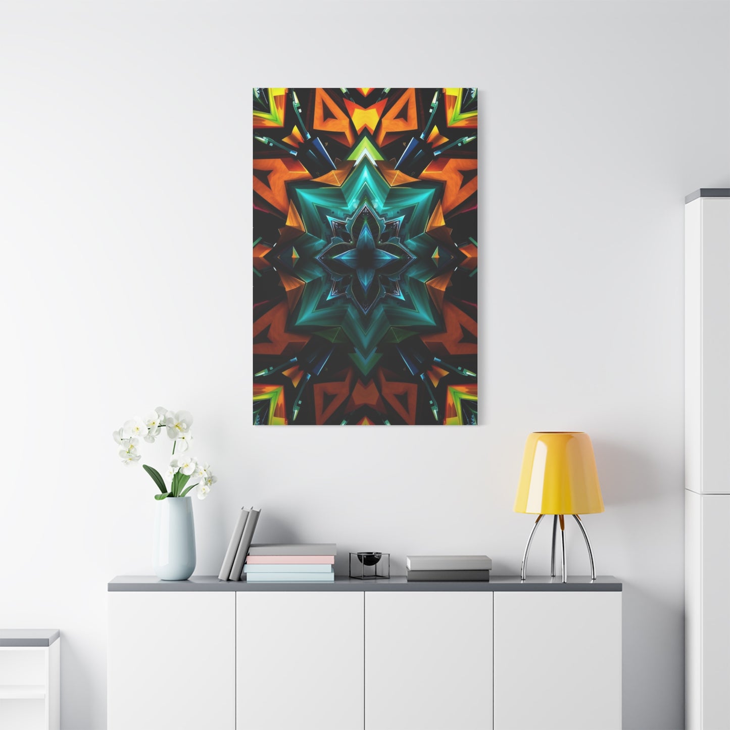 Abstract Geometric Splendor Wall Art & Canvas Print
