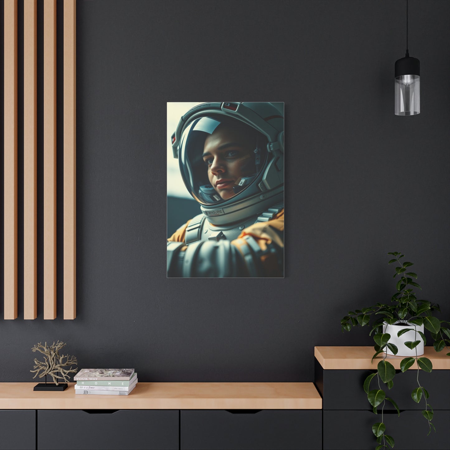 Lunar Explorer Illumination Wall Art & Canvas Print