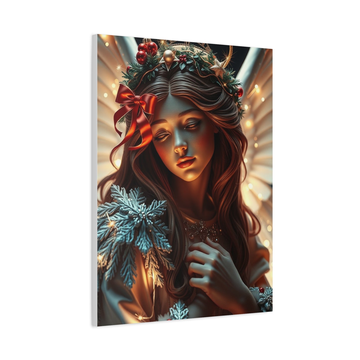 Christmas Angel Art Luxury Canvas Wall Art & Canvas Print