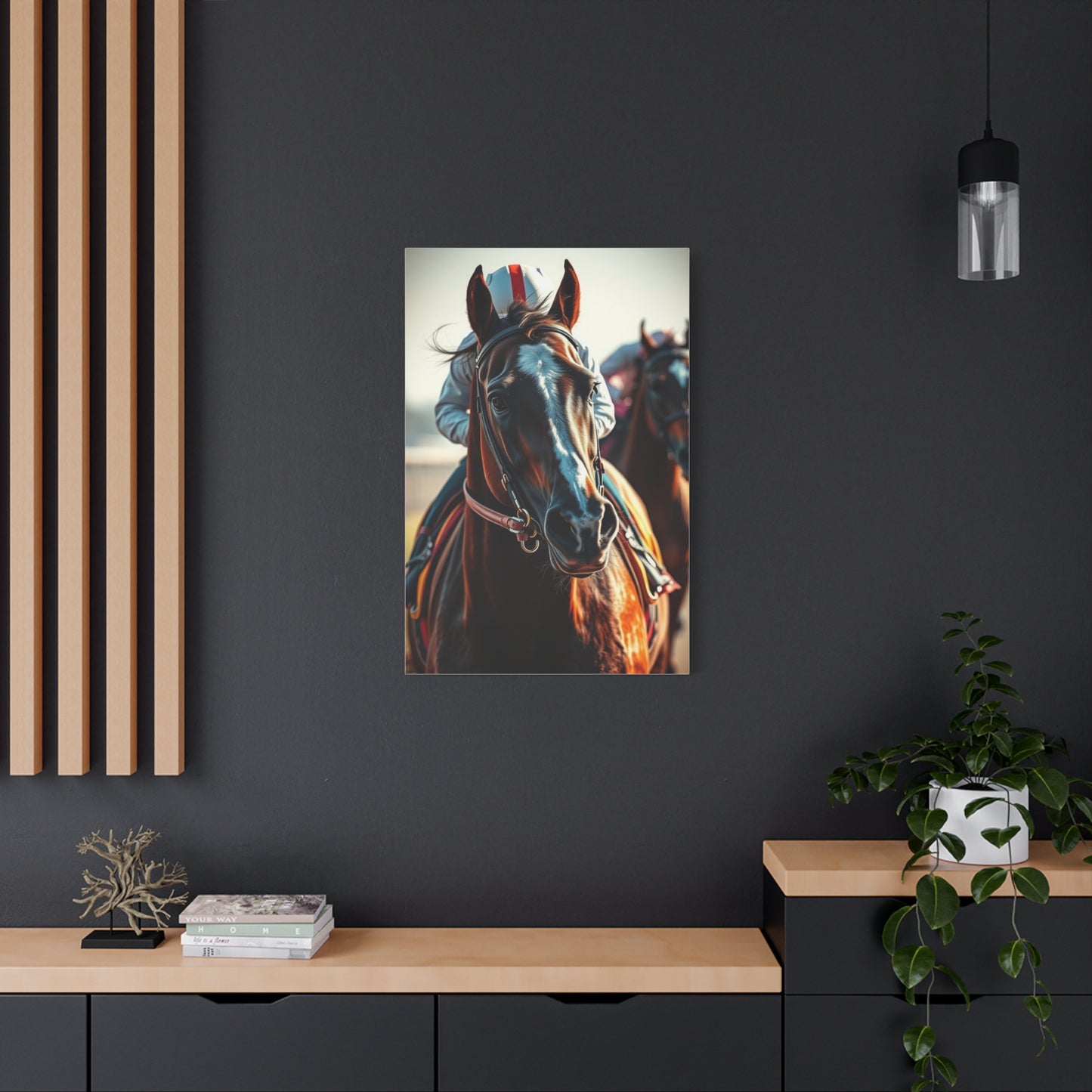 Masterpiece Horse Racing Art Vision Wall Art & Canvas Print