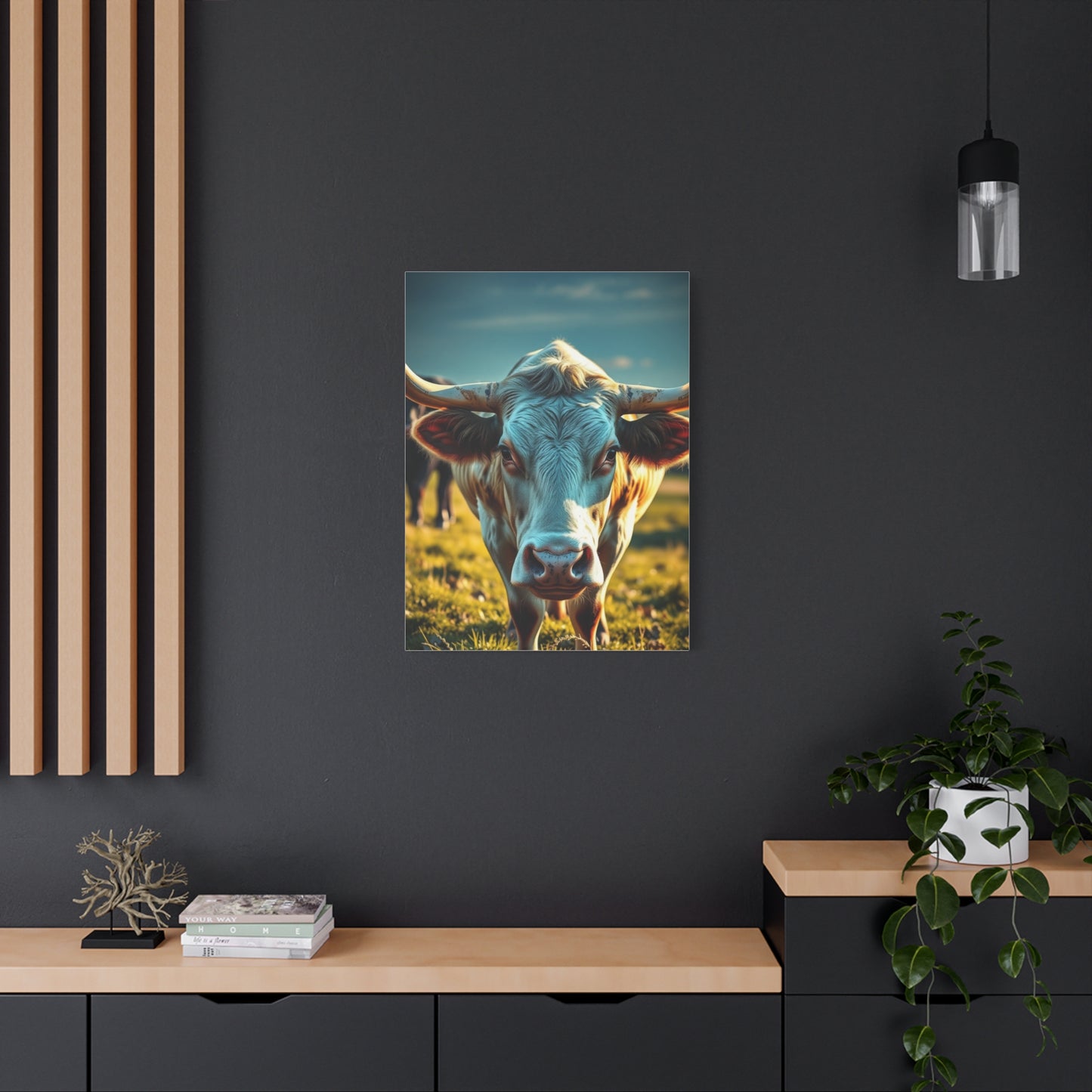 Aurochs Reverie Art Canvas Wall Art & Canvas Print